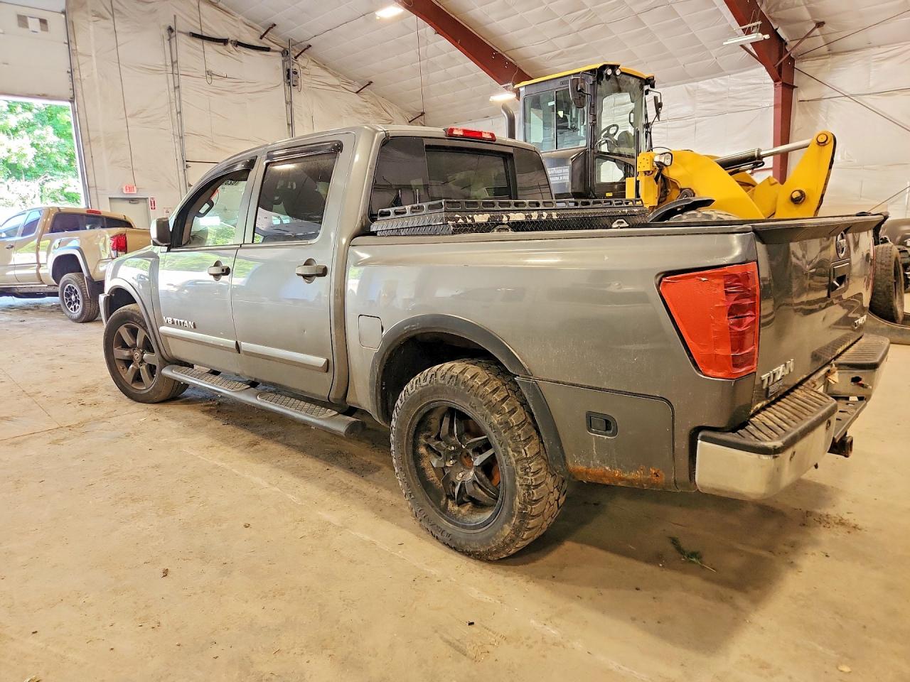 2015 Nissan Titan Sv Gray vin: 1N6AA0ECXFN506285