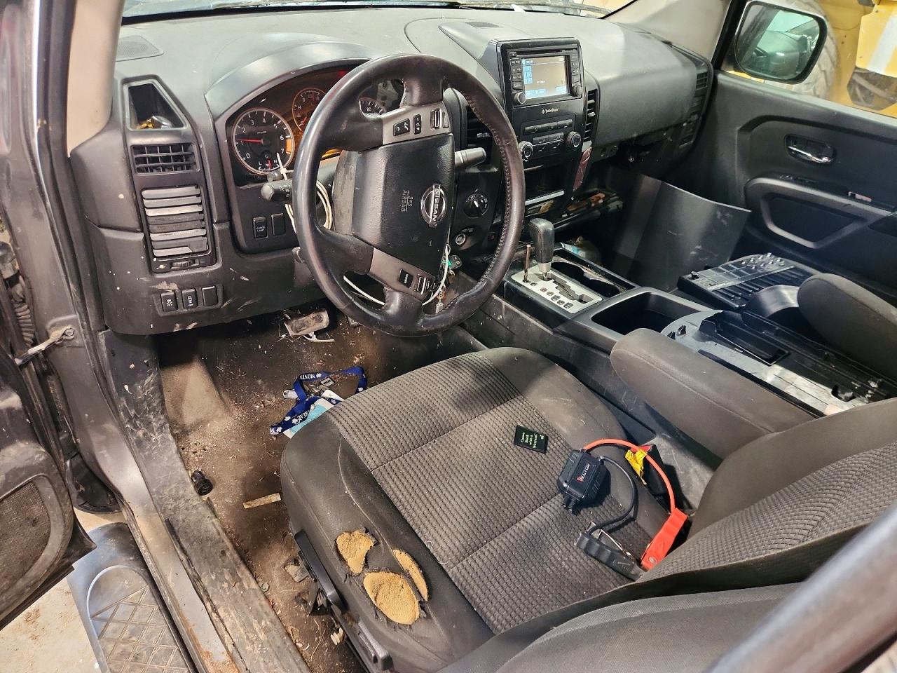 2015 Nissan Titan Sv Gray vin: 1N6AA0ECXFN506285