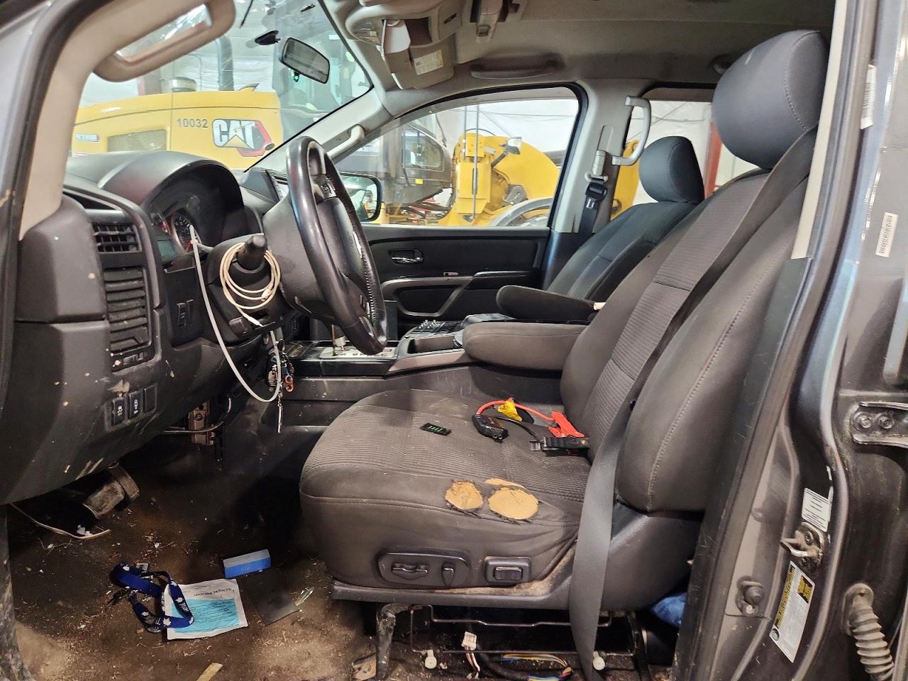 2015 Nissan Titan Sv Gray vin: 1N6AA0ECXFN506285