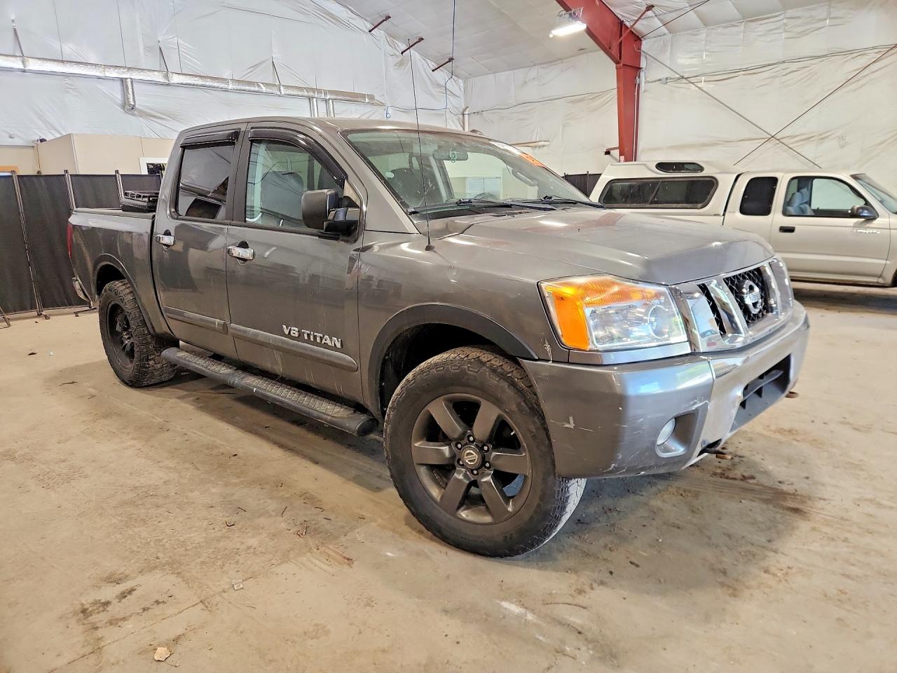2015 Nissan Titan Sv Gray vin: 1N6AA0ECXFN506285
