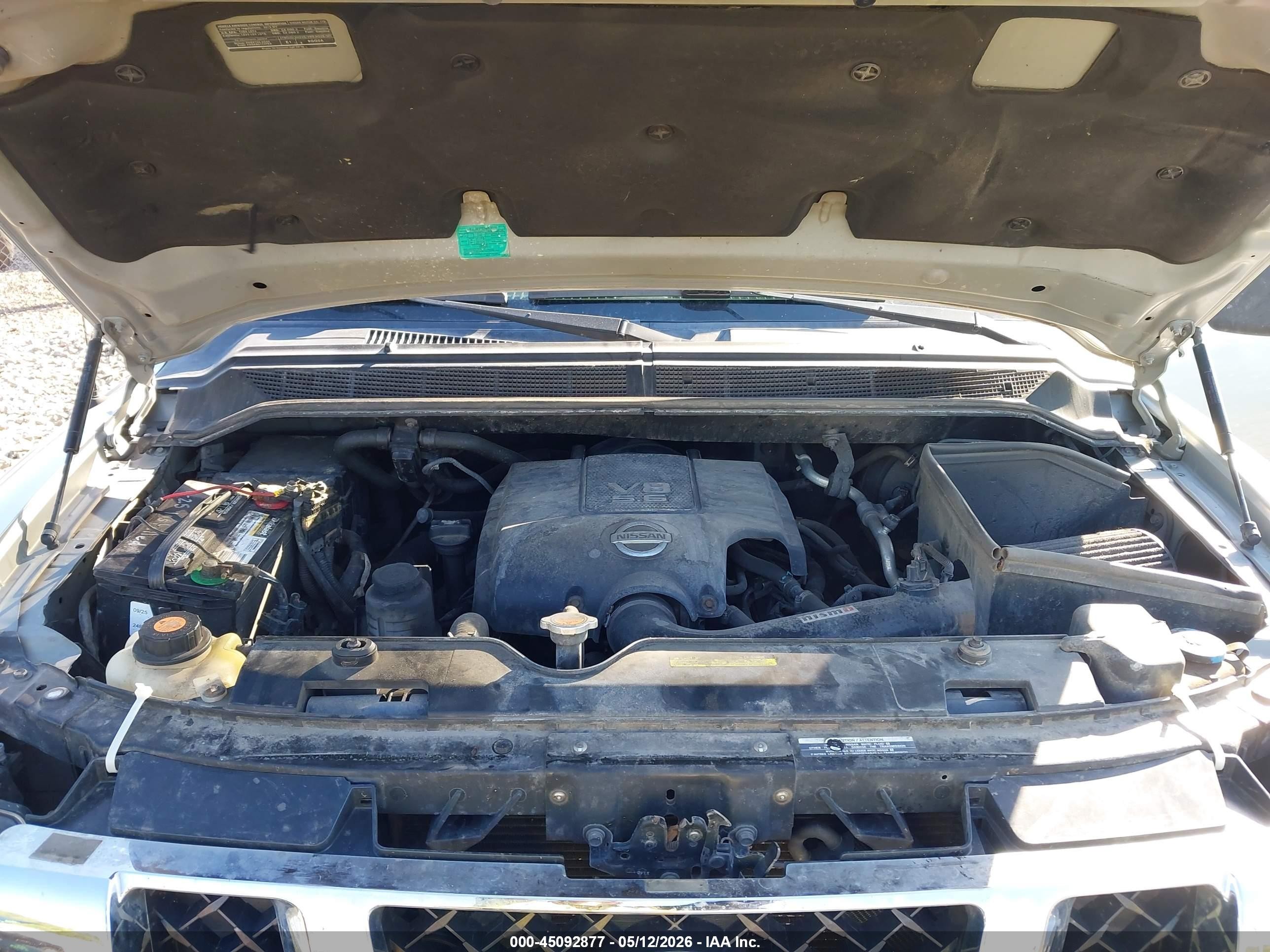 2015 Nissan Titan Sv Silver vin: 1N6AA0ECXFN510448