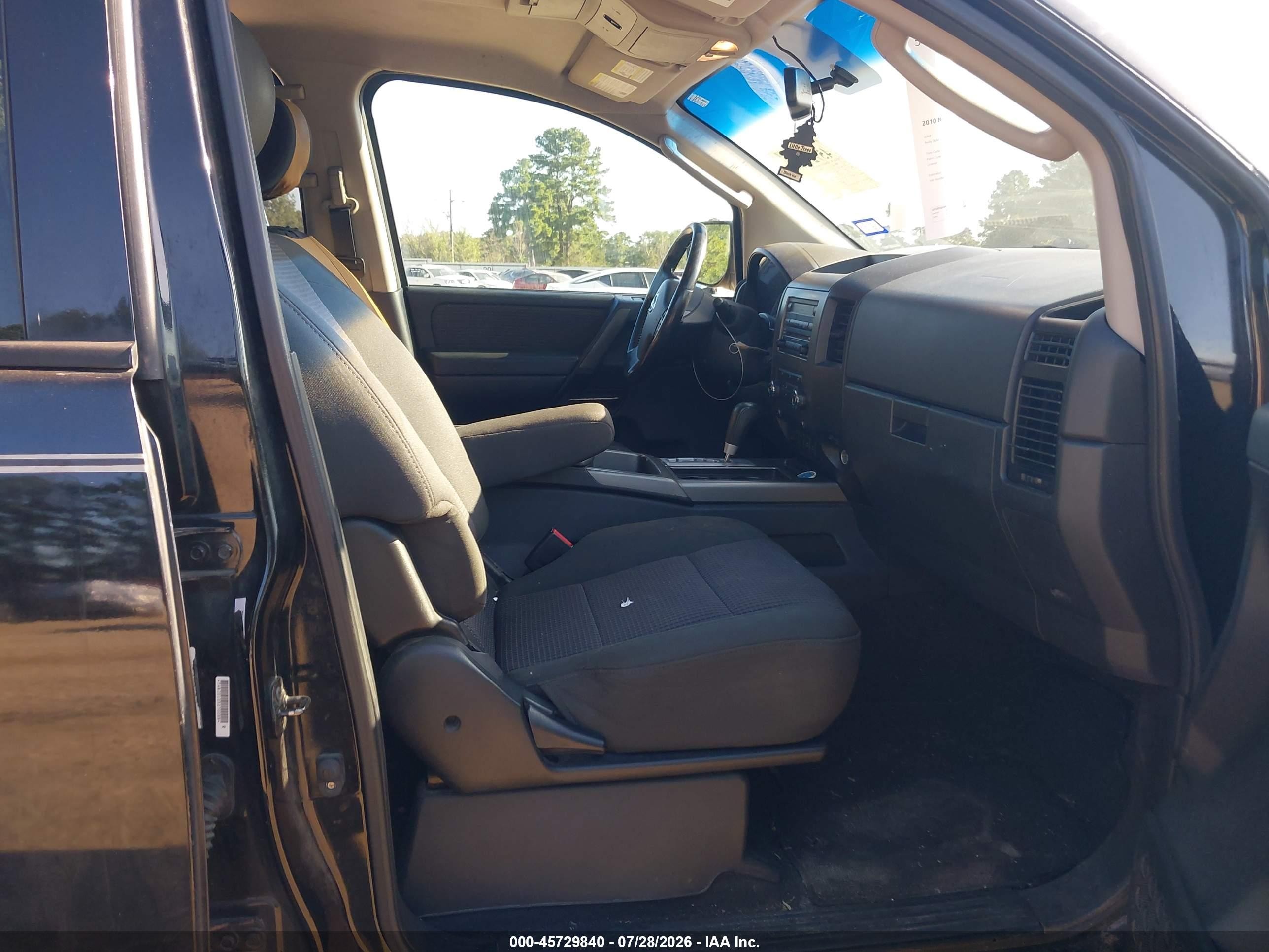 2010 Nissan Titan Se Черный vin: 1N6AA0ED3AN325644