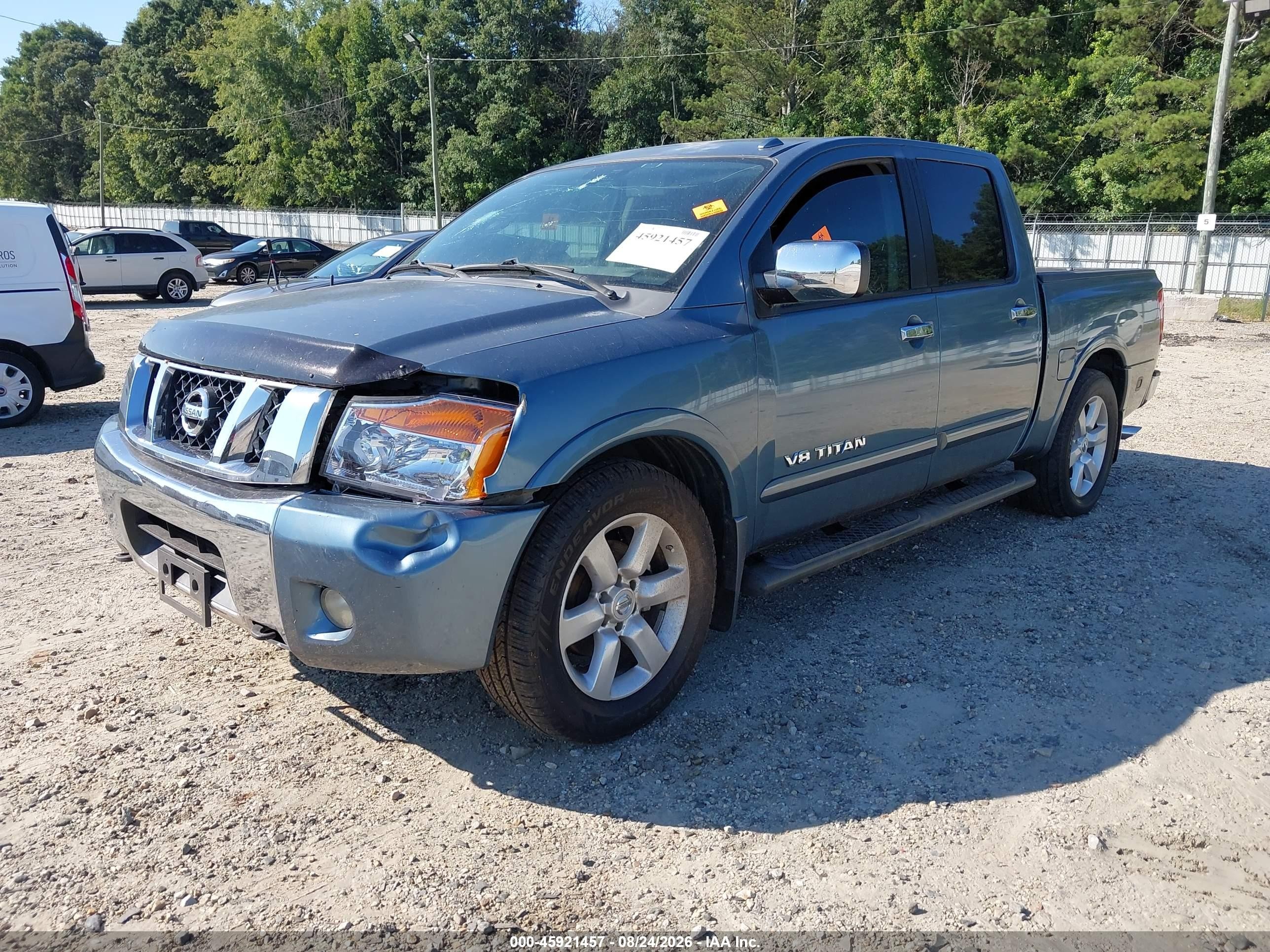 2011 Nissan Titan Sl Blue vin: 1N6AA0ED4BN319627