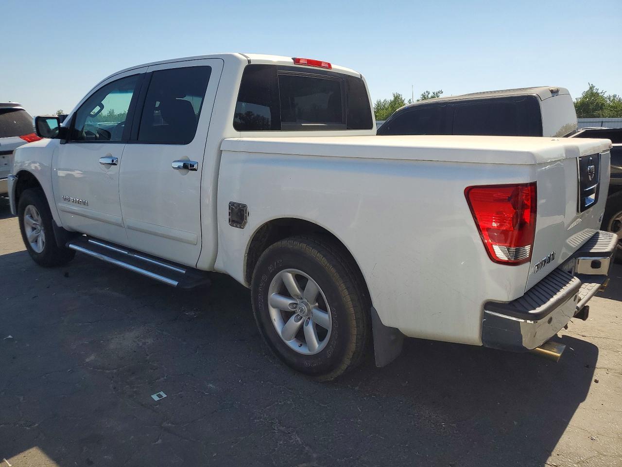 2012 Nissan Titan Sv White vin: 1N6AA0ED5CN310307