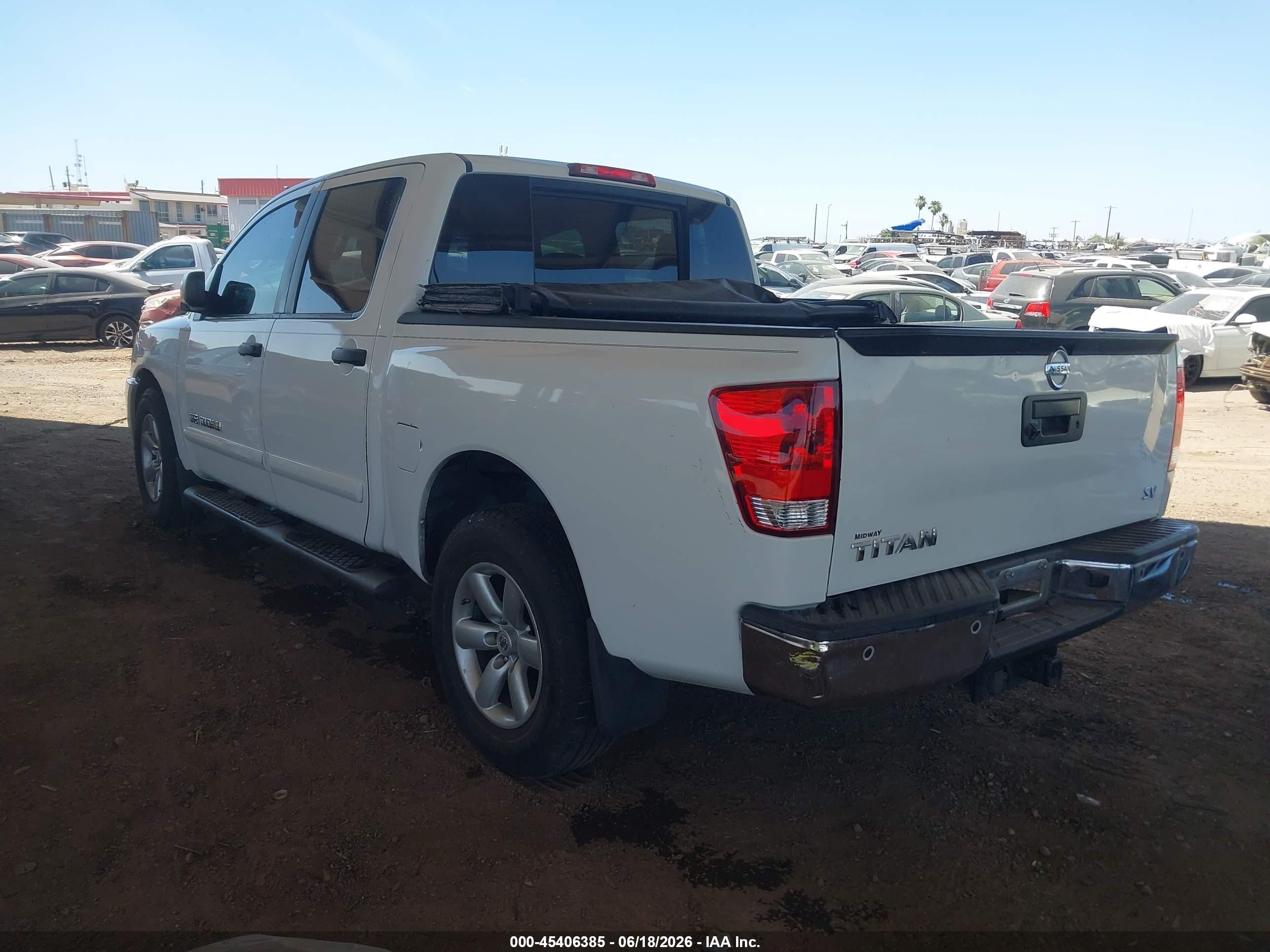 2014 Nissan Titan Sv White vin: 1N6AA0ED5EN510011