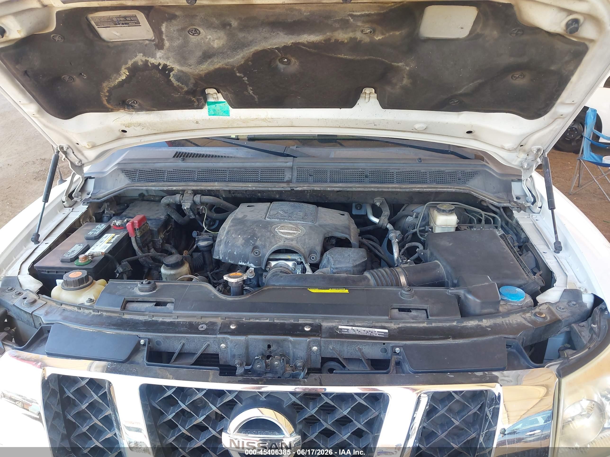 2014 Nissan Titan Sv White vin: 1N6AA0ED5EN510011
