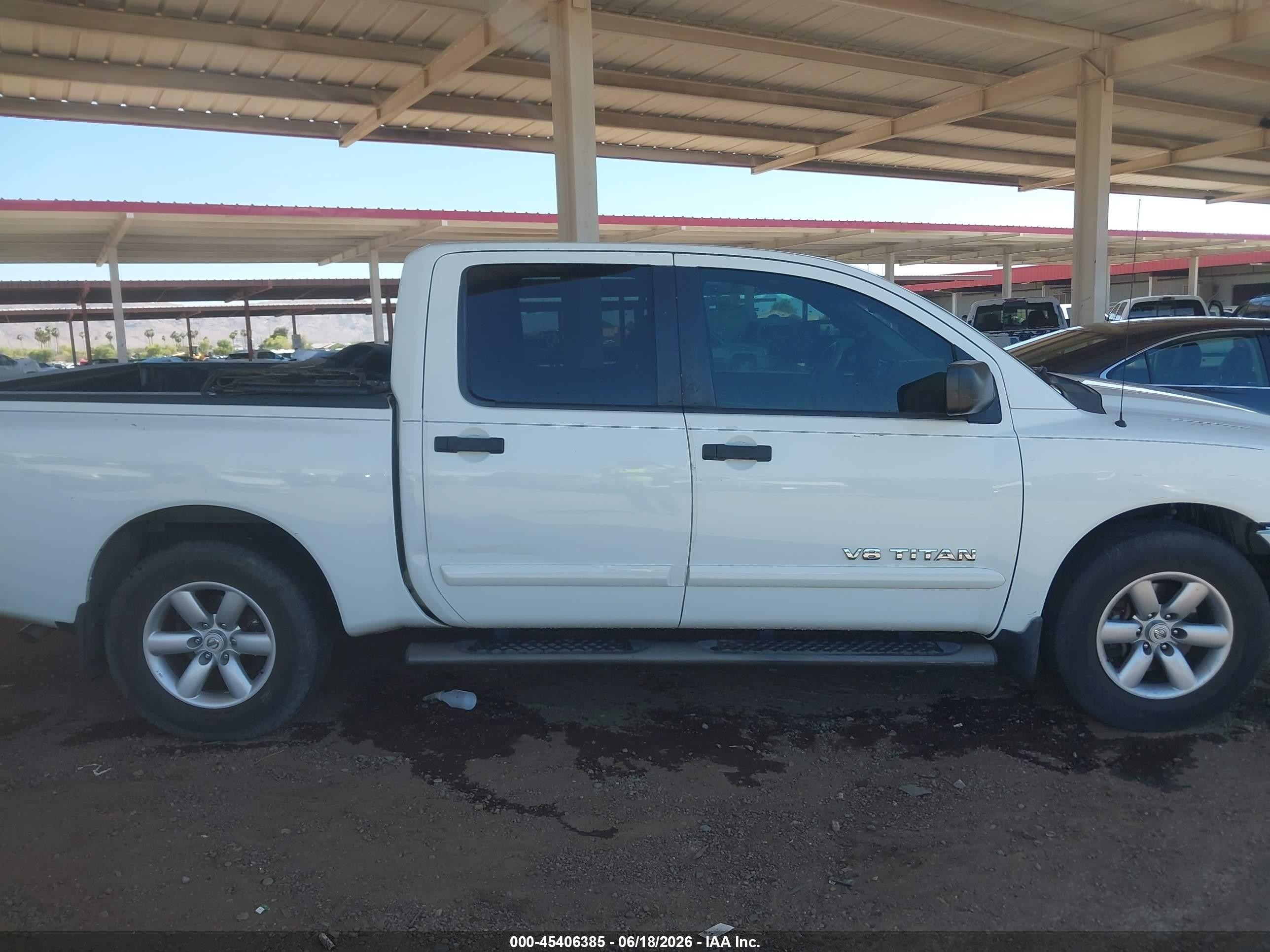 2014 Nissan Titan Sv White vin: 1N6AA0ED5EN510011