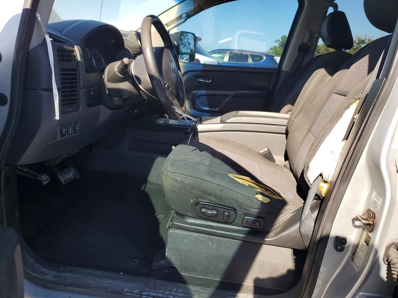 2015 Nissan Titan Sv Silver vin: 1N6AA0ED8FN514927