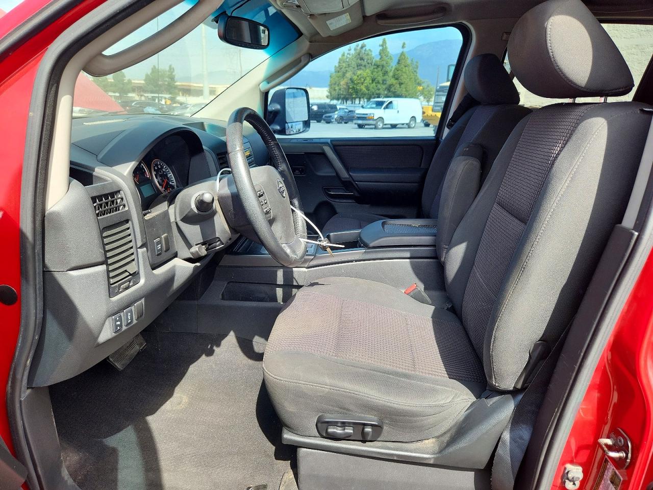2011 Nissan Titan Sv Red vin: 1N6AA0ED9BN300667