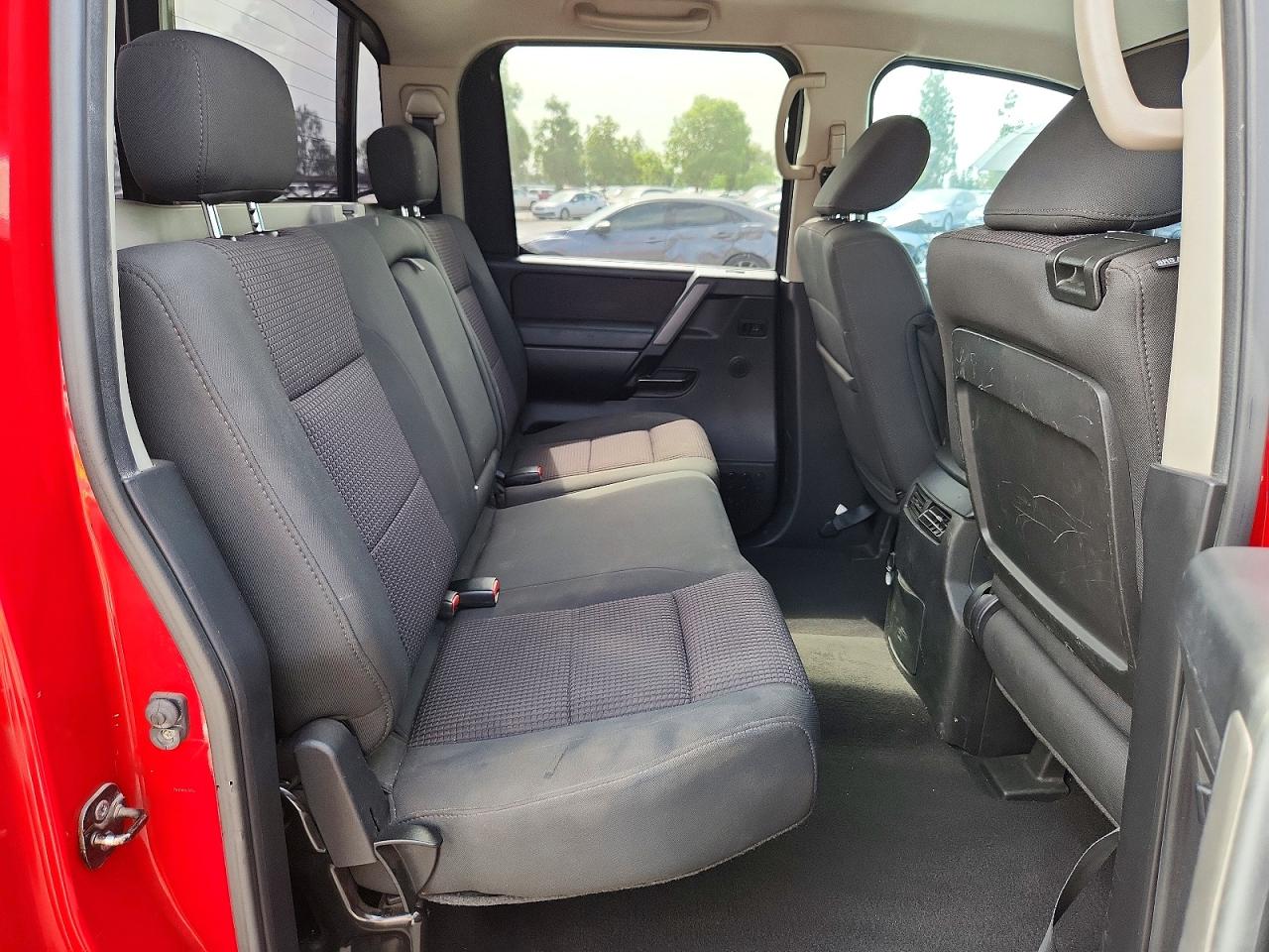 2011 Nissan Titan Sv Red vin: 1N6AA0ED9BN300667