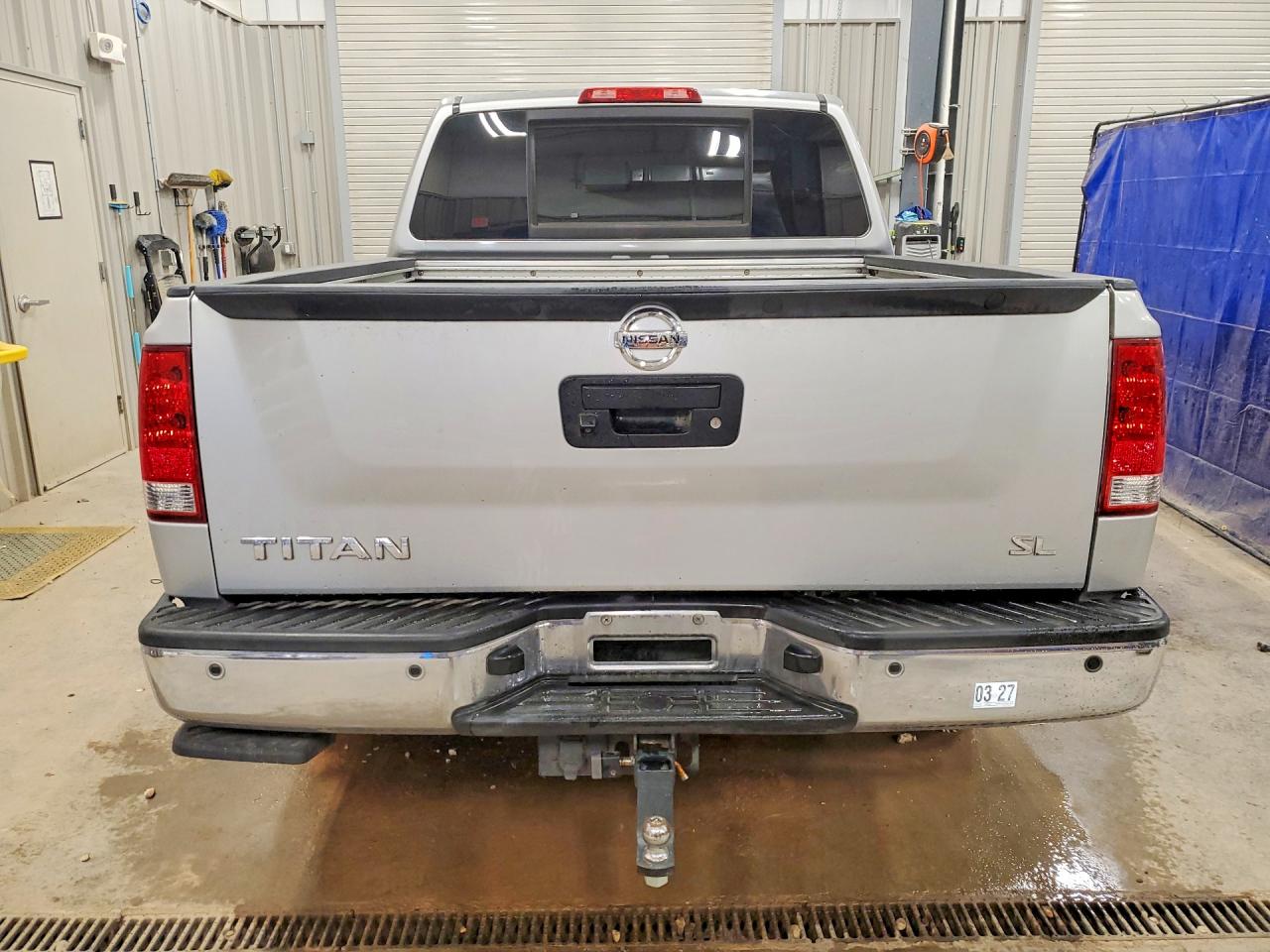 2013 Nissan Titan Sv Silver vin: 1N6AA0EDXDN301653