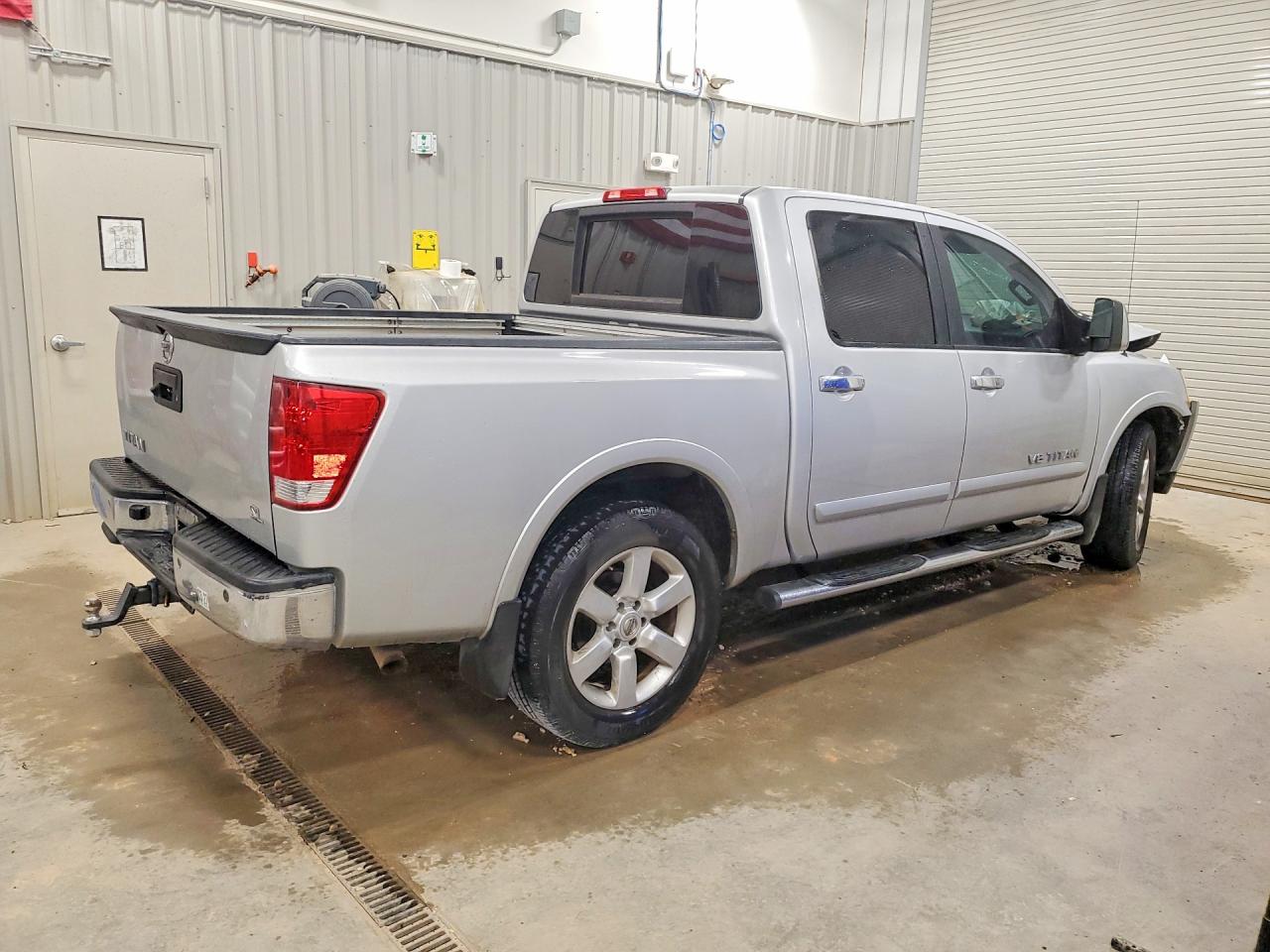 2013 Nissan Titan Sv Silver vin: 1N6AA0EDXDN301653