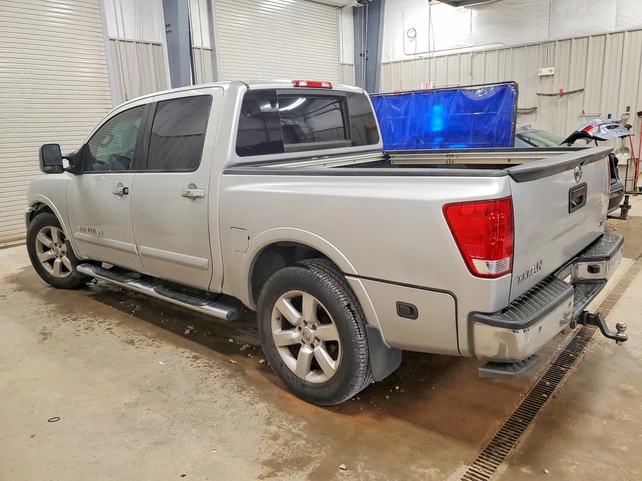 2013 Nissan Titan Sv Silver vin: 1N6AA0EDXDN301653