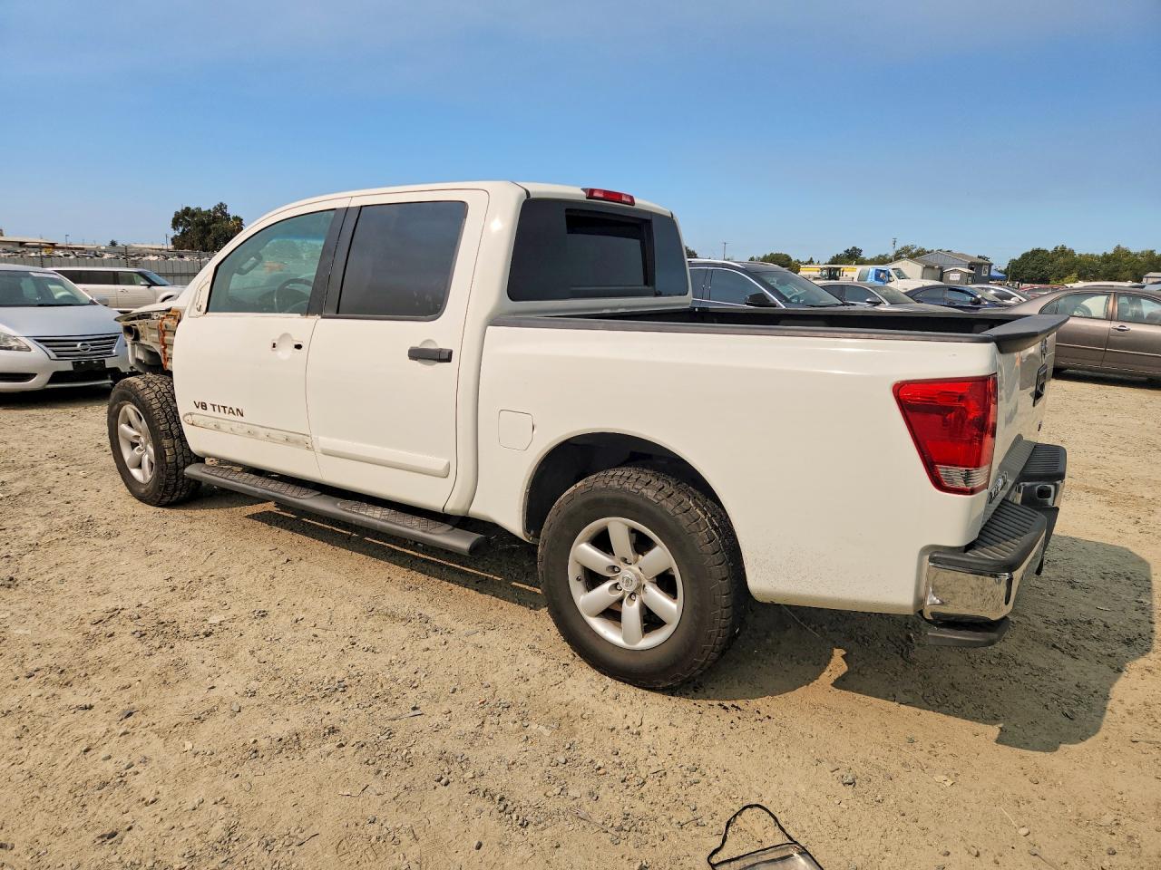 2014 Nissan Titan Sv Белый vin: 1N6AA0EDXEN507458