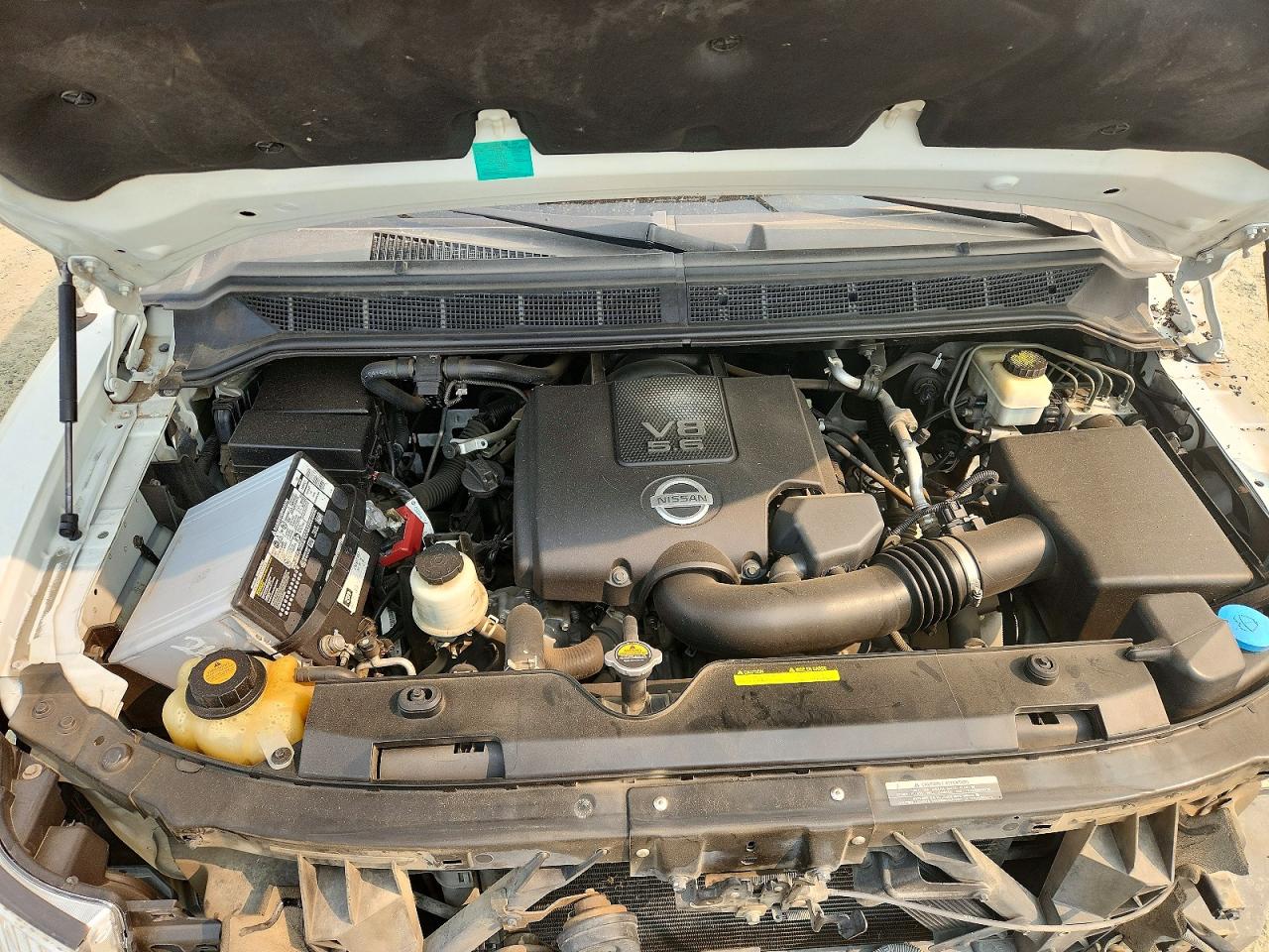 2014 Nissan Titan Sv Белый vin: 1N6AA0EDXEN507458