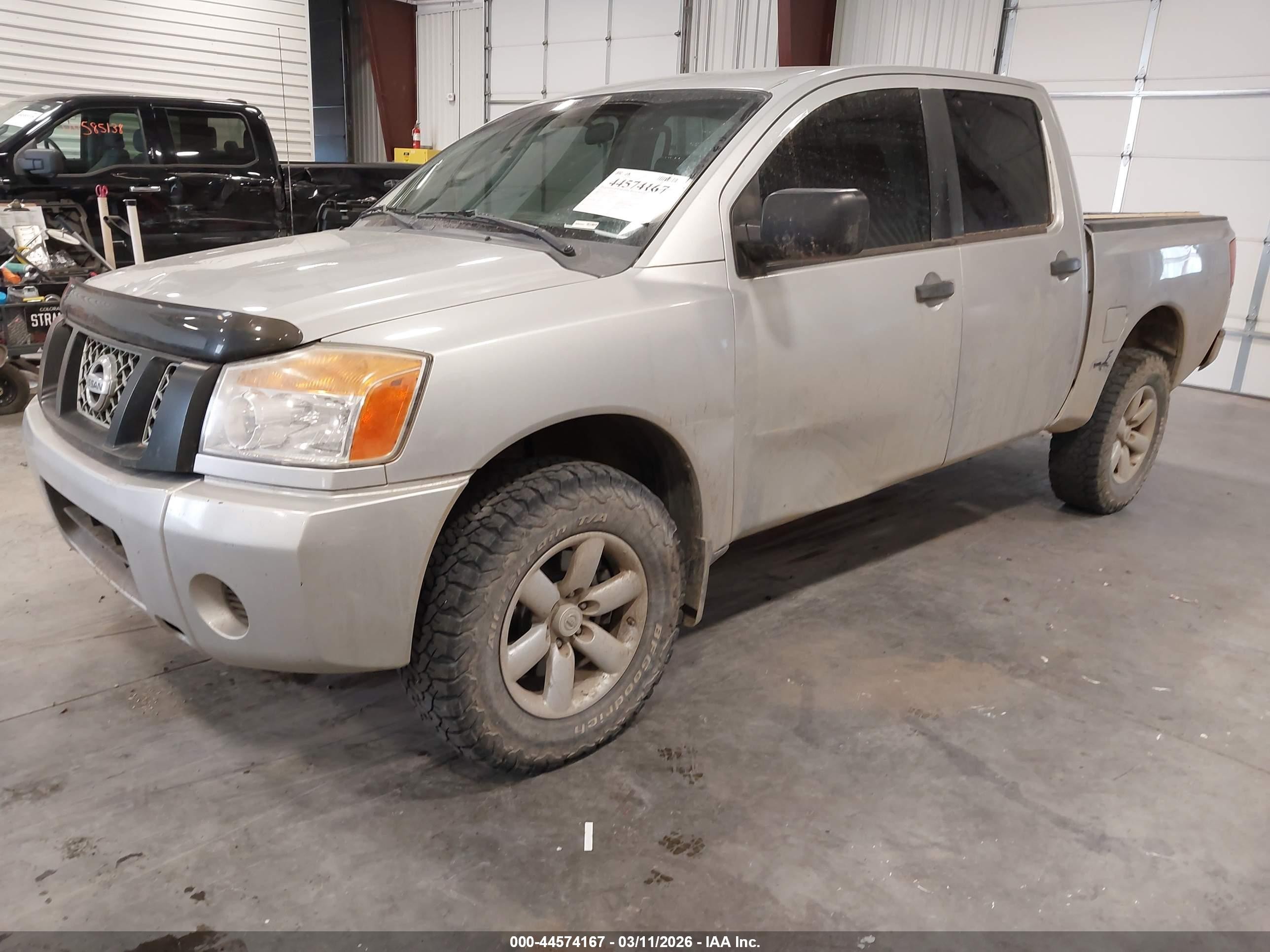 2011 Nissan Titan Sl Silver vin: 1N6AA0EJ1BN315735