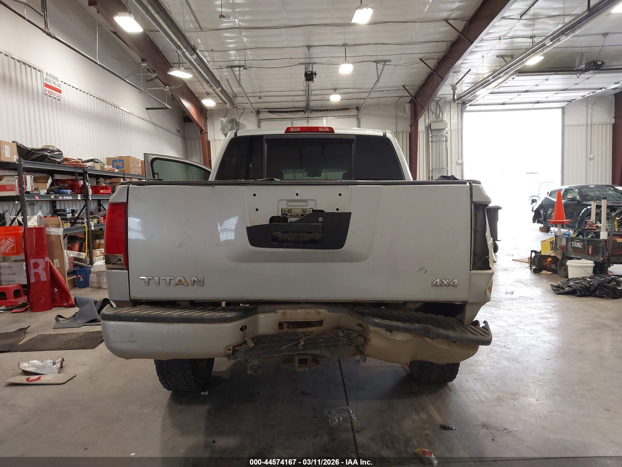 2011 Nissan Titan Sl Silver vin: 1N6AA0EJ1BN315735