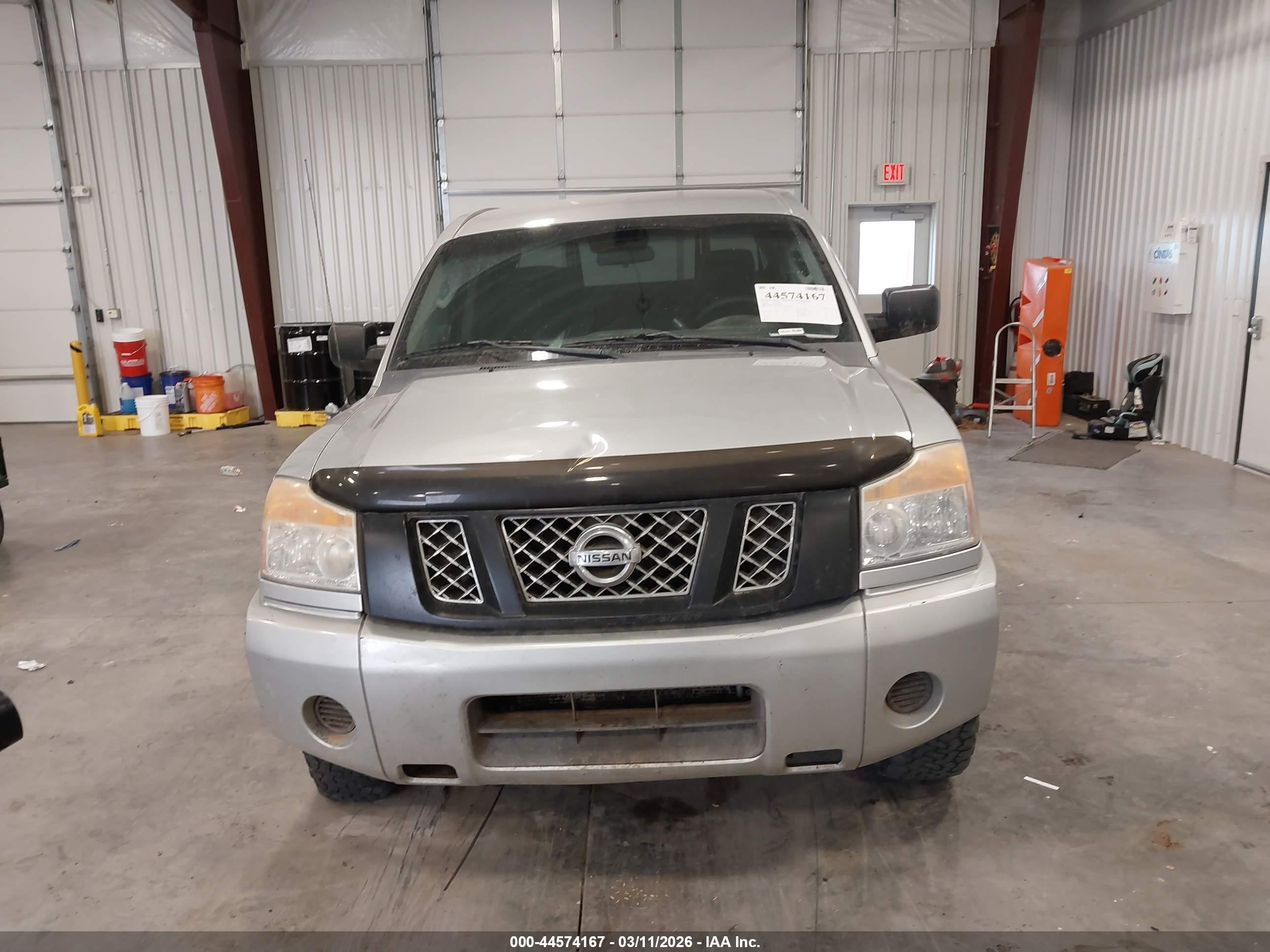 2011 Nissan Titan Sl Silver vin: 1N6AA0EJ1BN315735