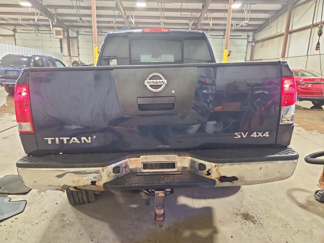 2011 Nissan Titan S Синий vin: 1N6AA0EJ1BN325875
