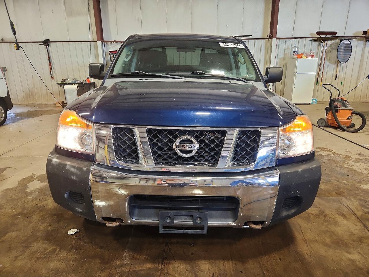 2011 Nissan Titan S Синий vin: 1N6AA0EJ1BN325875