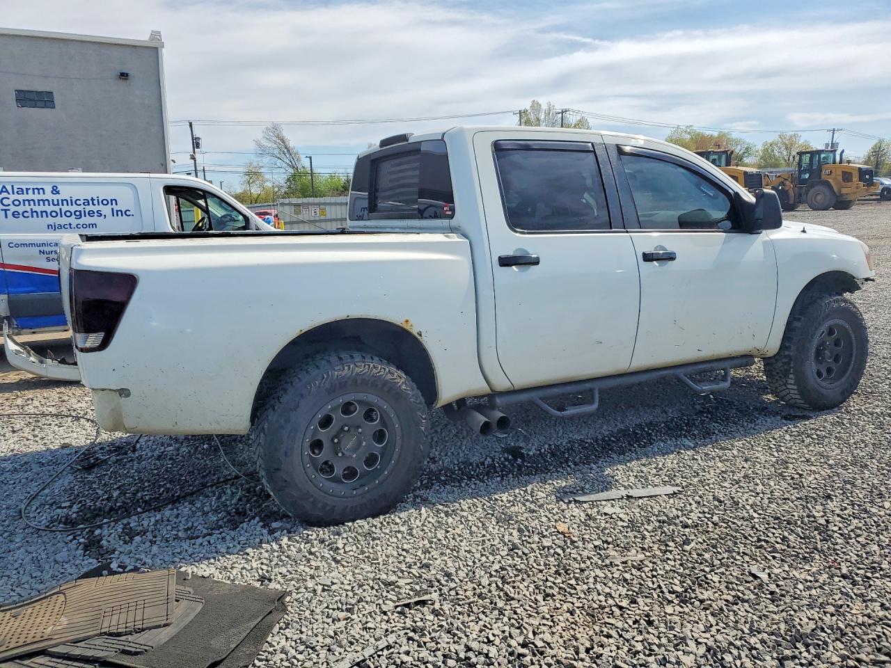 2013 Nissan Titan S White vin: 1N6AA0EJ1DN301675