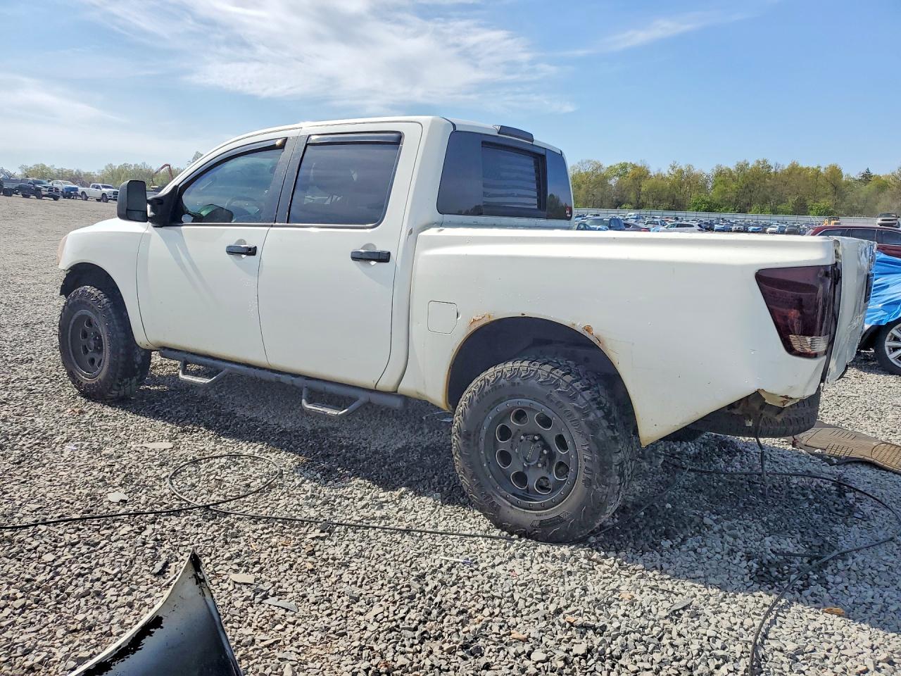 2013 Nissan Titan S White vin: 1N6AA0EJ1DN301675
