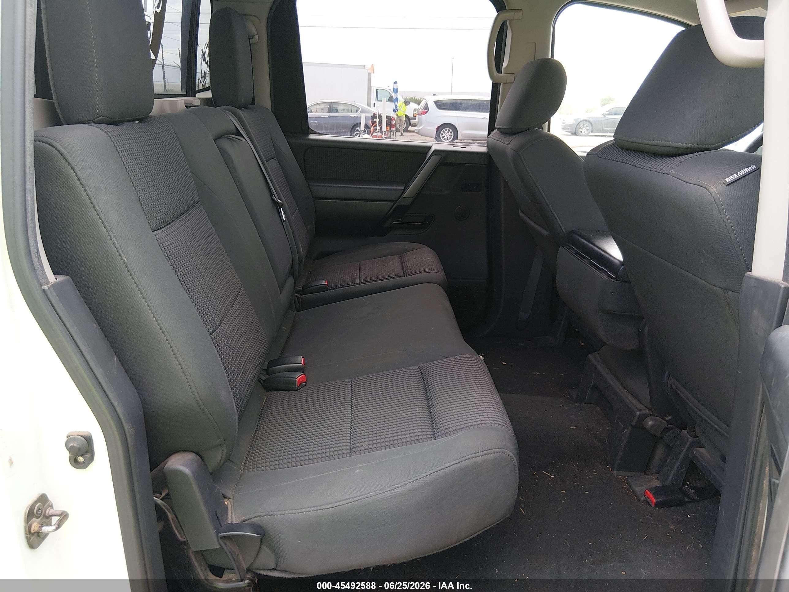2013 Nissan Titan Sv White vin: 1N6AA0EJ1DN302857