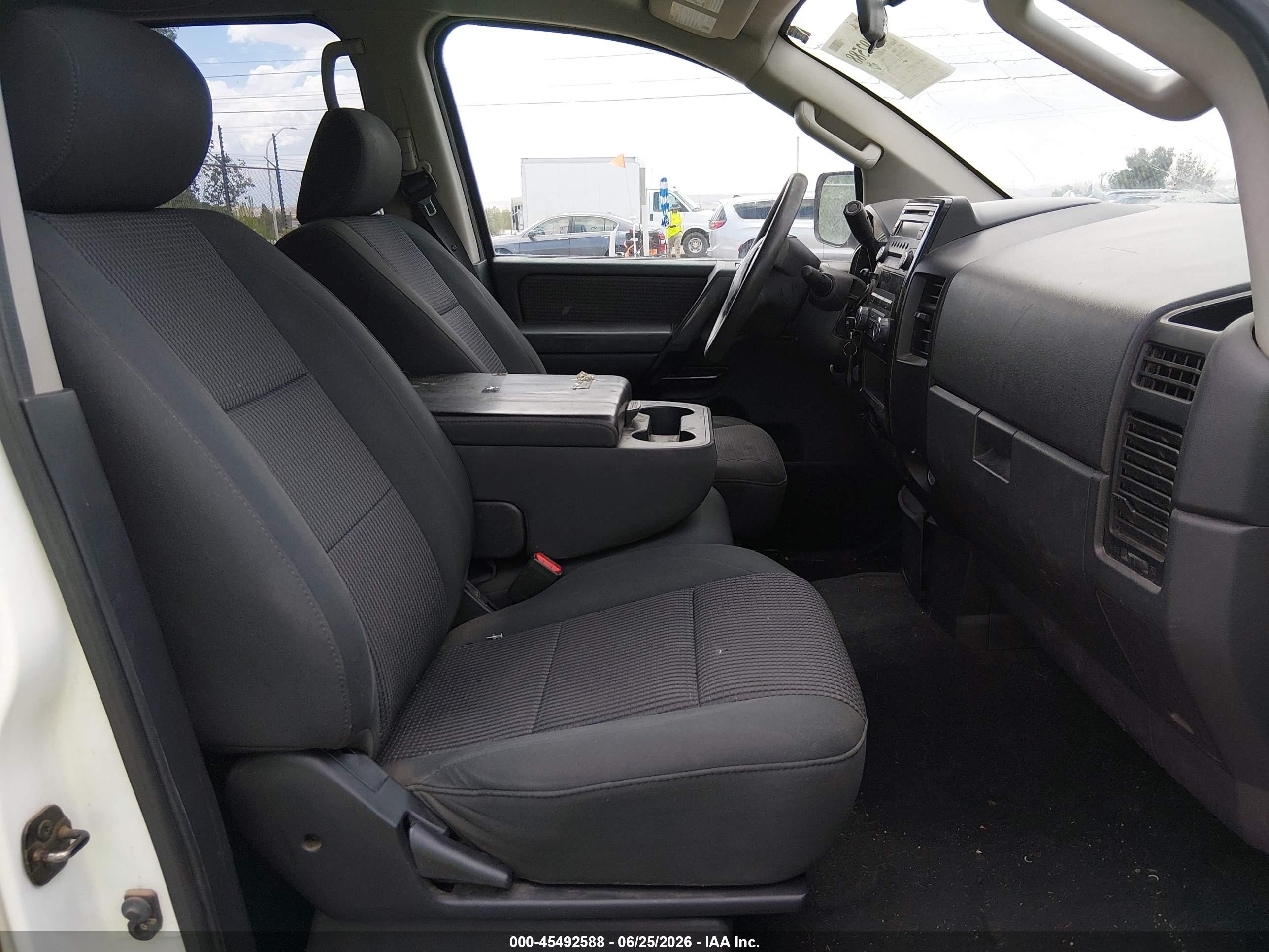 2013 Nissan Titan Sv White vin: 1N6AA0EJ1DN302857