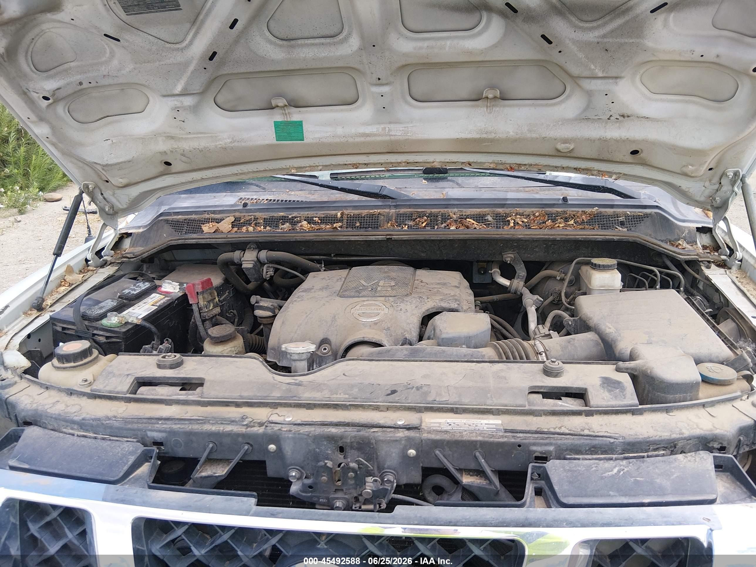 2013 Nissan Titan Sv White vin: 1N6AA0EJ1DN302857
