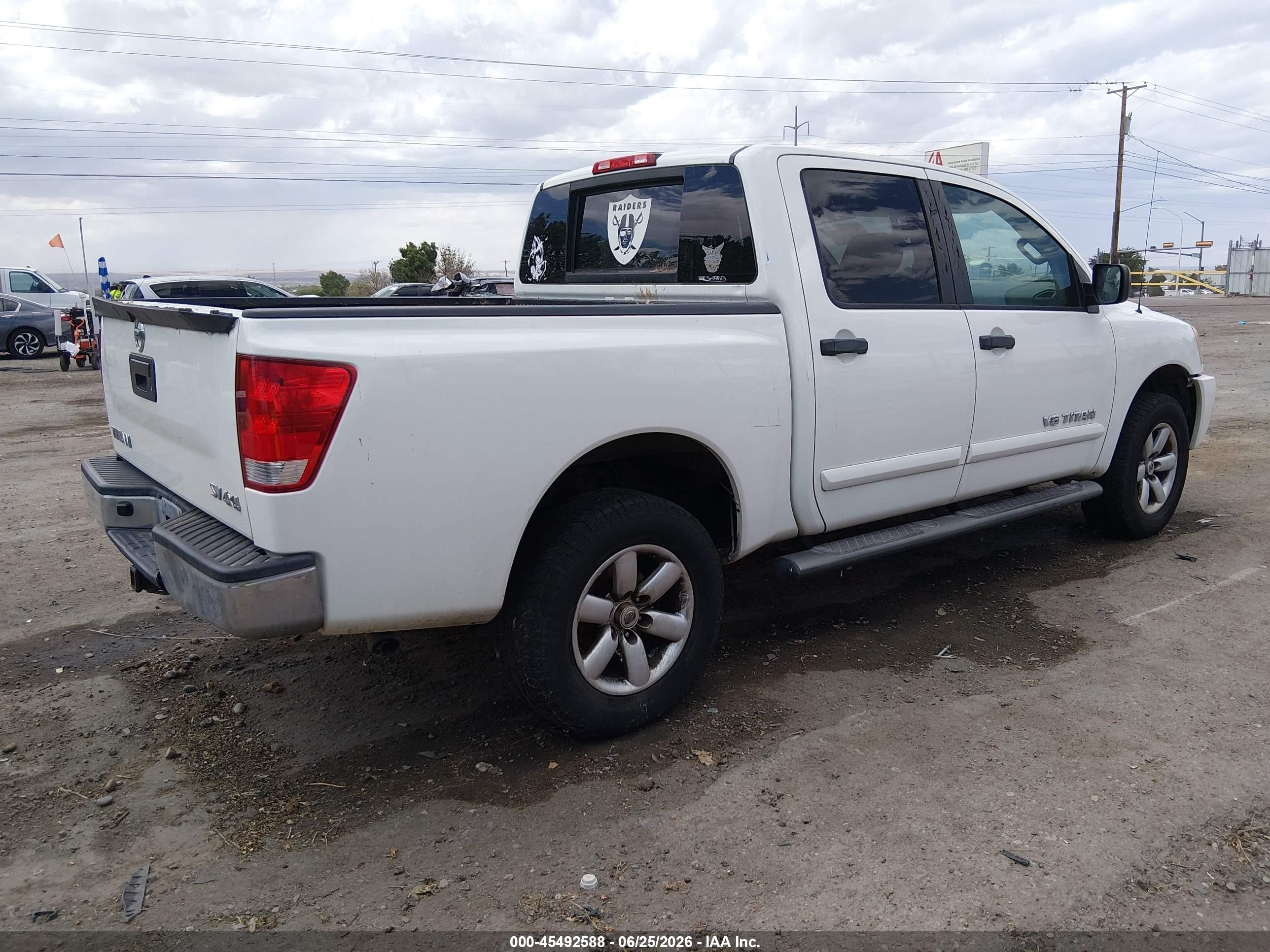 2013 Nissan Titan Sv White vin: 1N6AA0EJ1DN302857