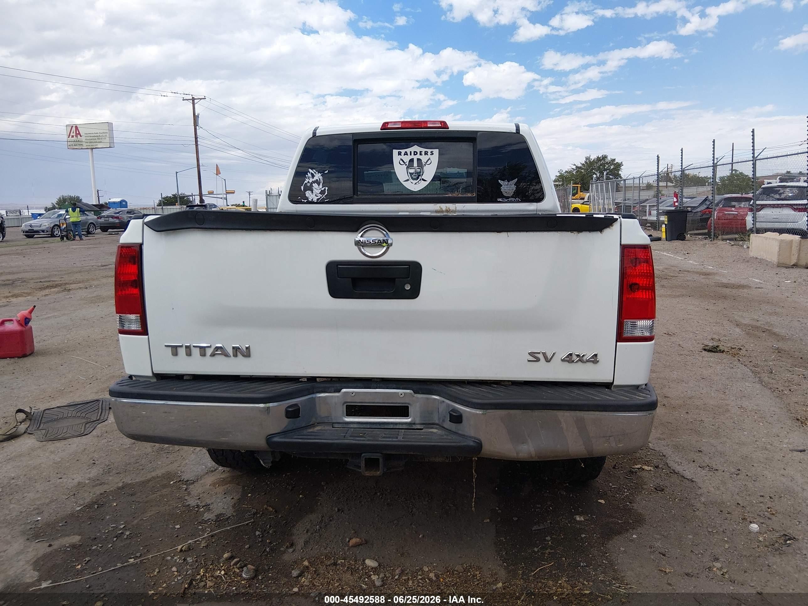 2013 Nissan Titan Sv White vin: 1N6AA0EJ1DN302857