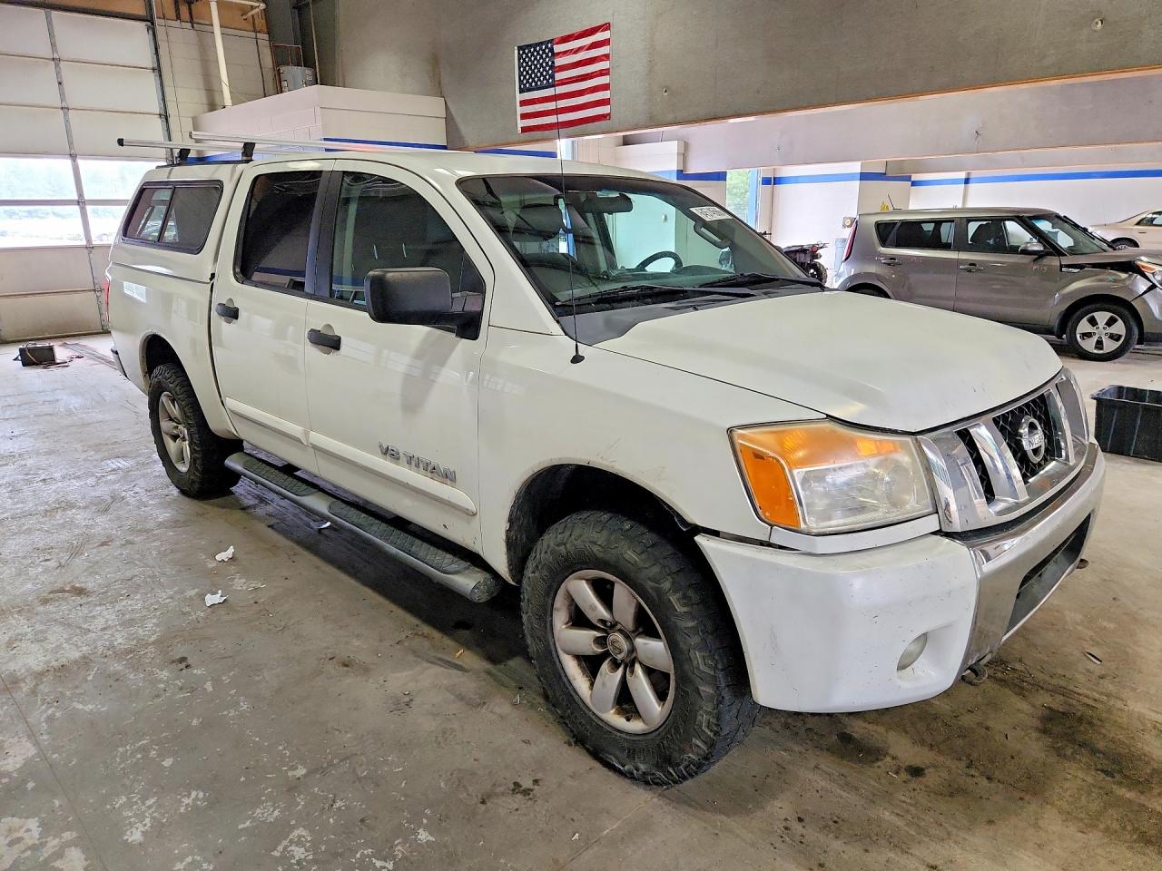 2013 Nissan Titan S White vin: 1N6AA0EJ2DN303323