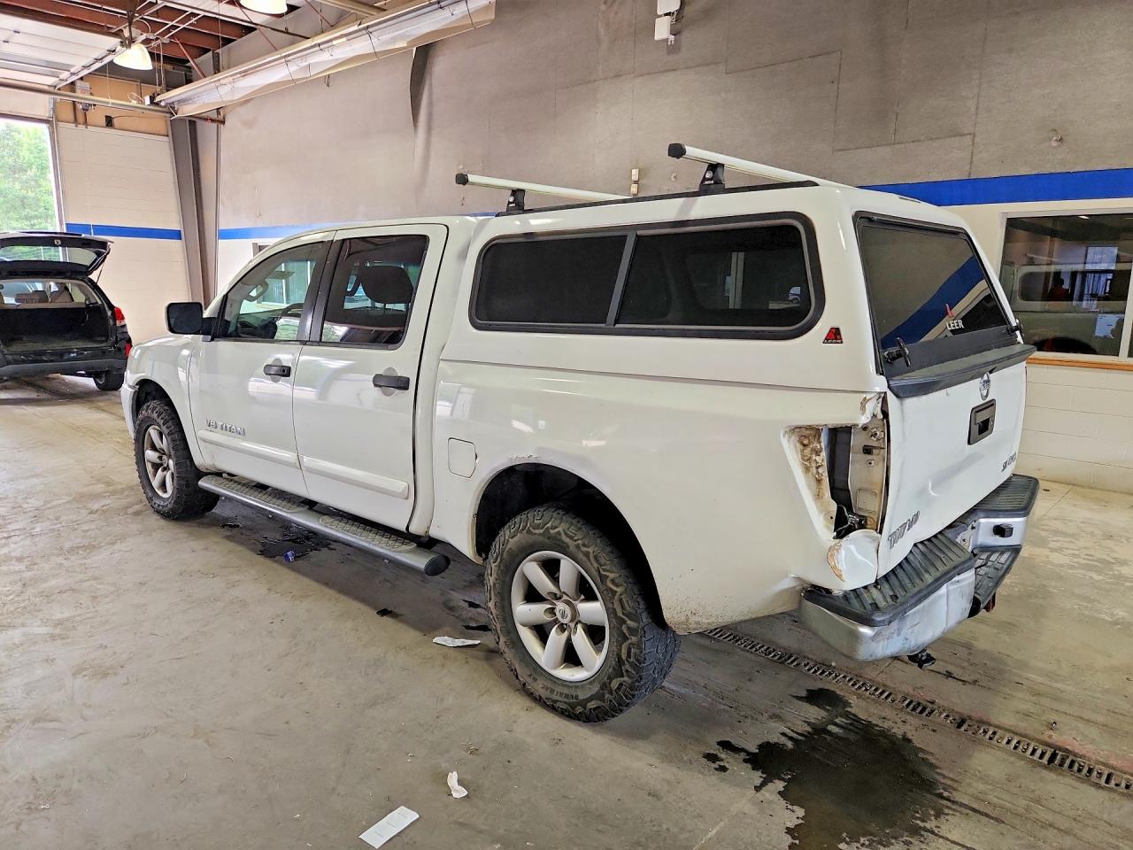 2013 Nissan Titan S White vin: 1N6AA0EJ2DN303323