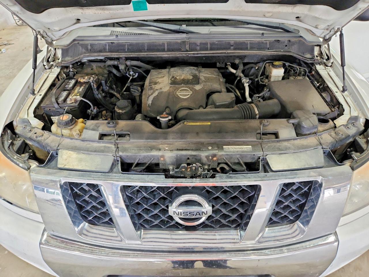 2013 Nissan Titan S White vin: 1N6AA0EJ2DN303323