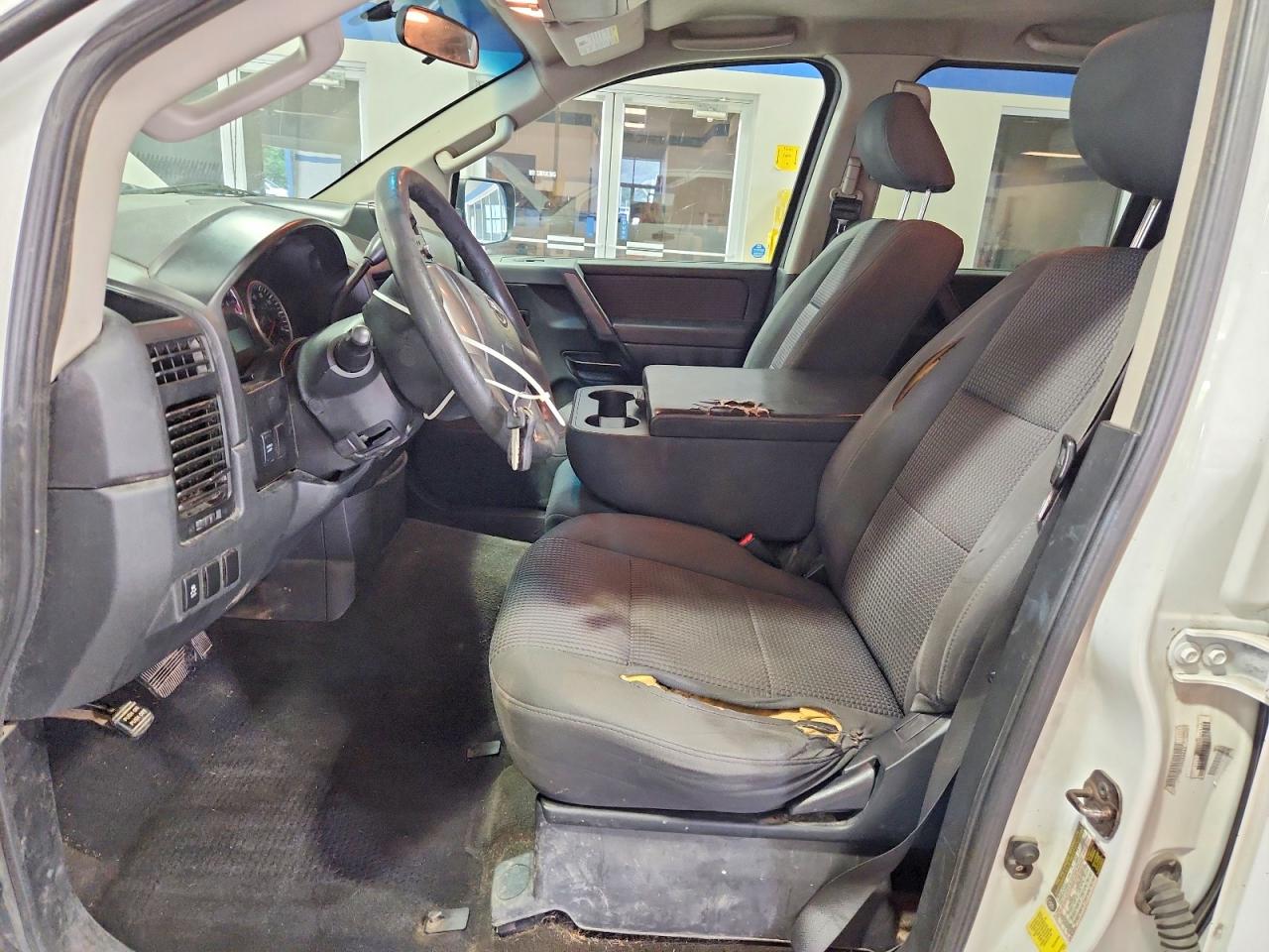 2013 Nissan Titan S White vin: 1N6AA0EJ2DN303323