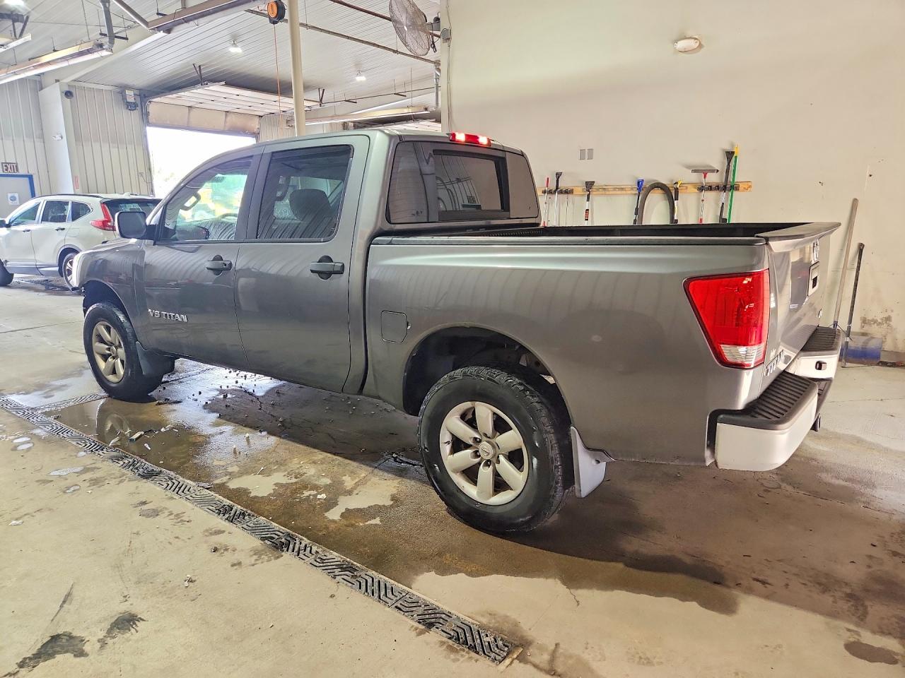 2015 Nissan Titan S Gray vin: 1N6AA0EJ2FN502259