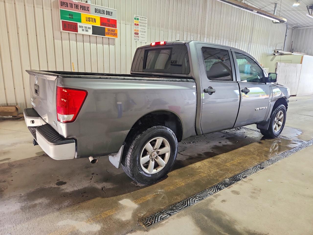 2015 Nissan Titan S Gray vin: 1N6AA0EJ2FN502259