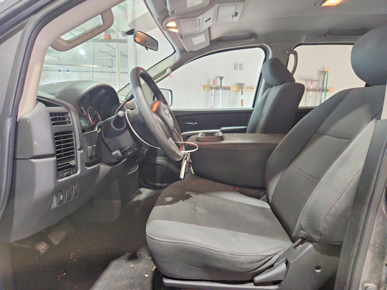 2015 Nissan Titan S Gray vin: 1N6AA0EJ2FN502259