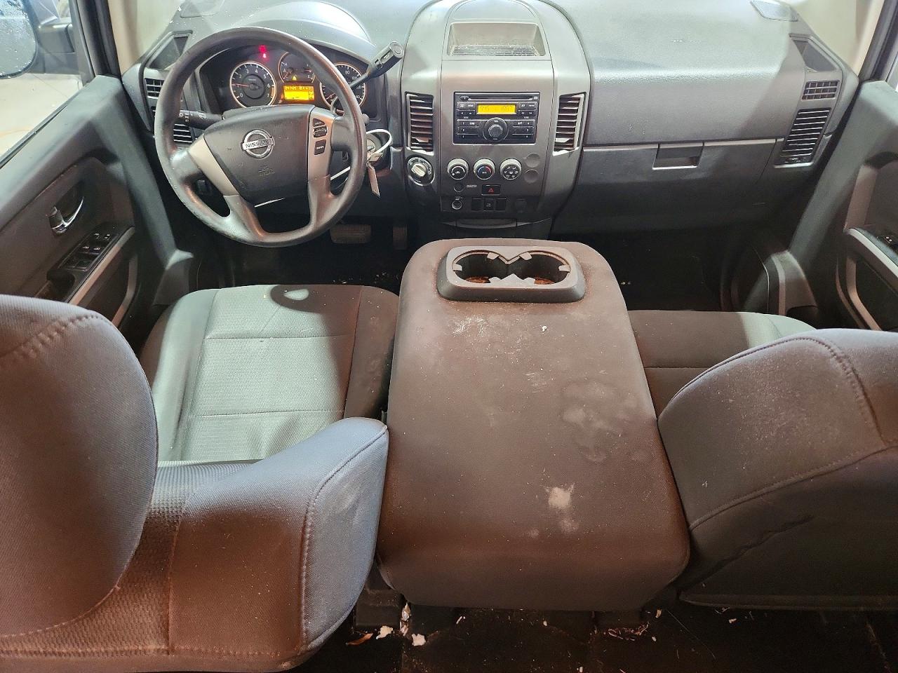 2015 Nissan Titan S Gray vin: 1N6AA0EJ2FN502259