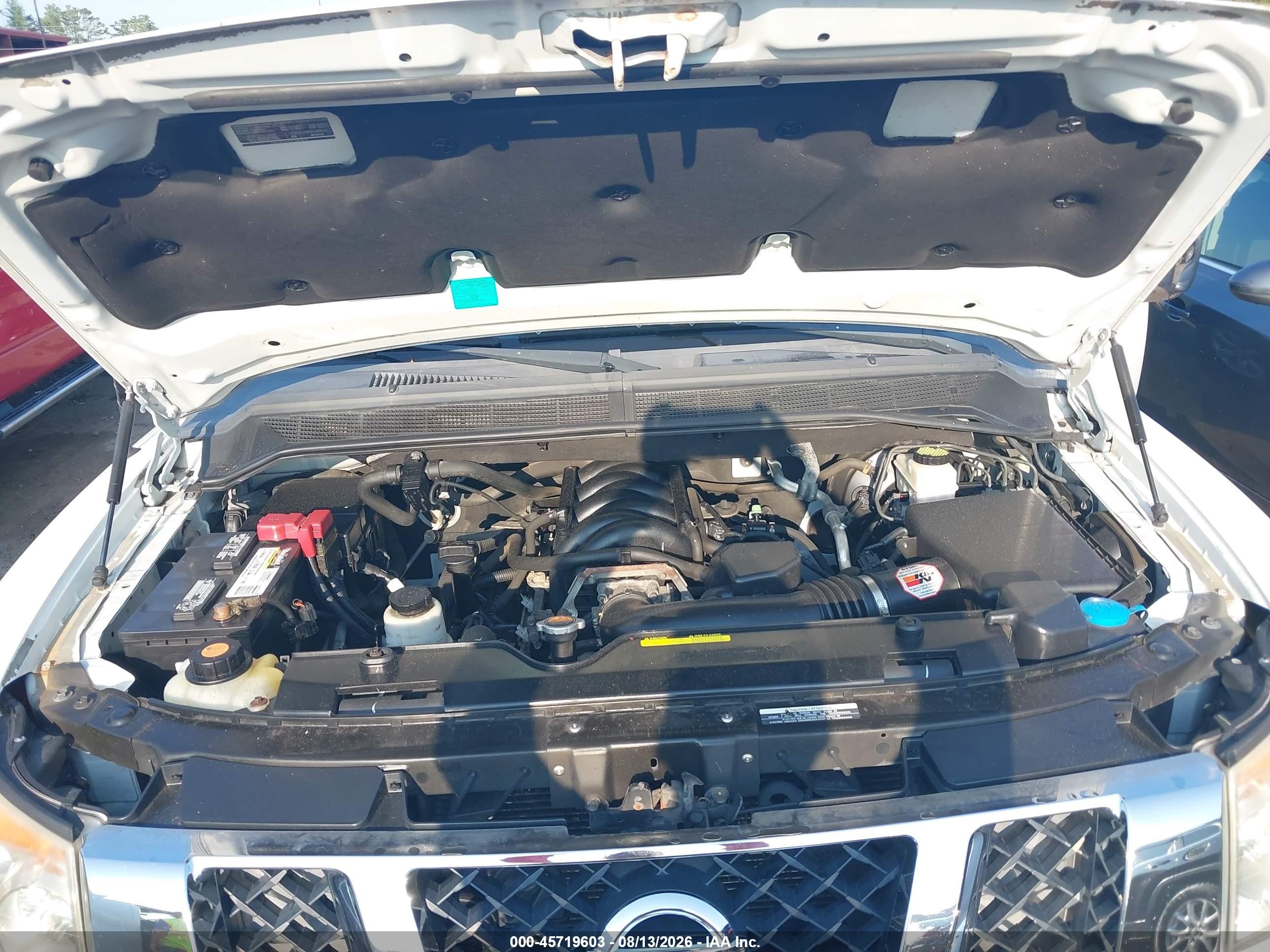 2013 Nissan Titan Sv White vin: 1N6AA0EJ5DN307494