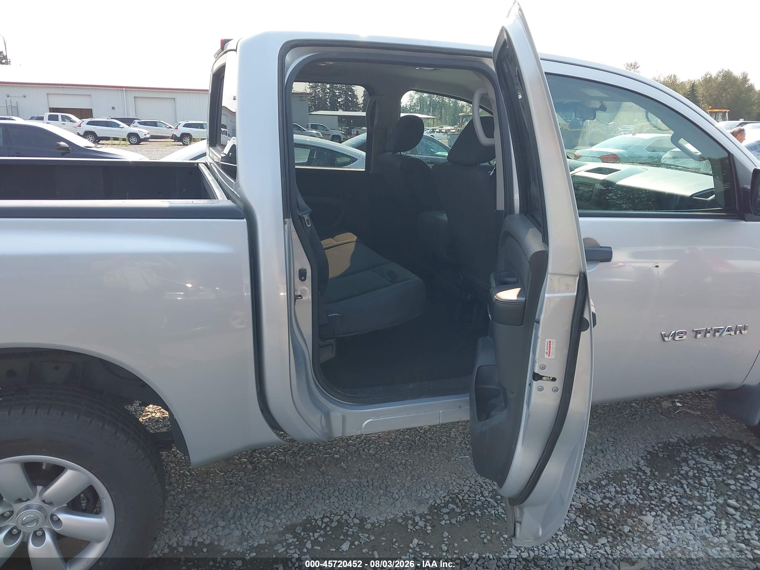 2015 Nissan Titan Pro-4x/s/sl/sv Silver vin: 1N6AA0EJ6FN504497