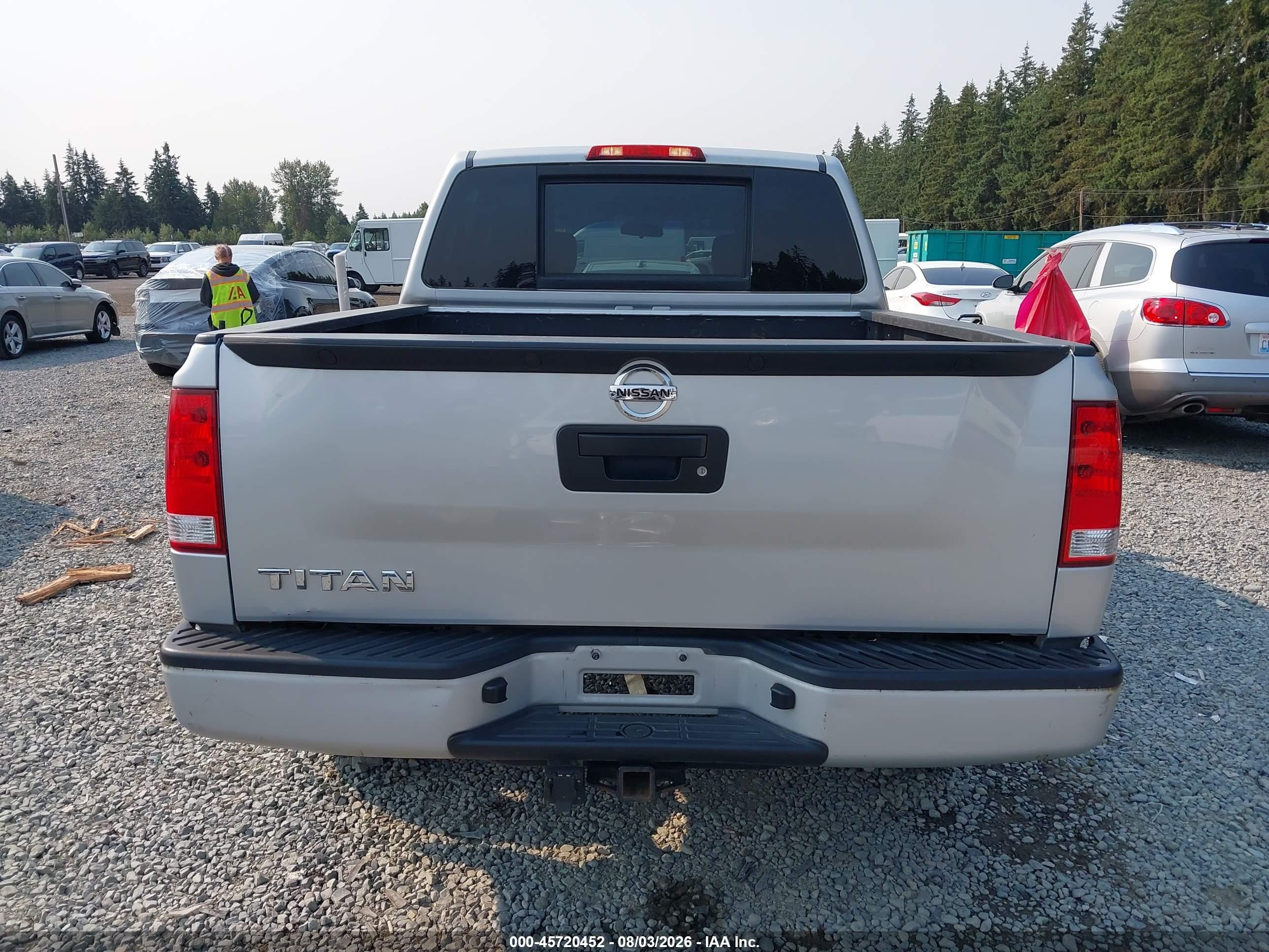 2015 Nissan Titan Pro-4x/s/sl/sv Silver vin: 1N6AA0EJ6FN504497