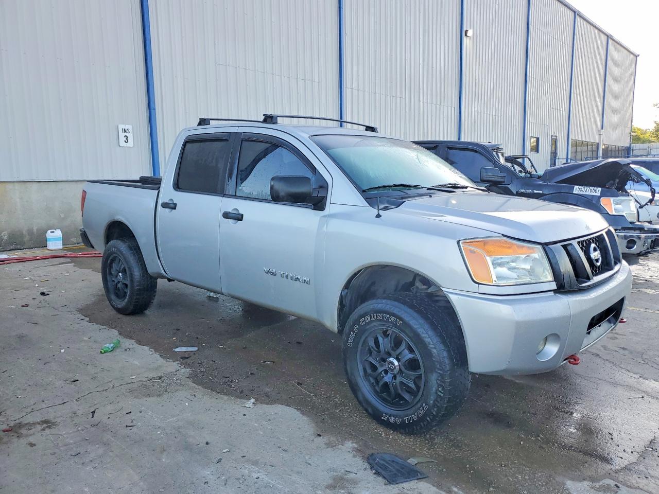 2015 Nissan Titan S/sv/sl/pro-4x Silver vin: 1N6AA0EJ6FN507187