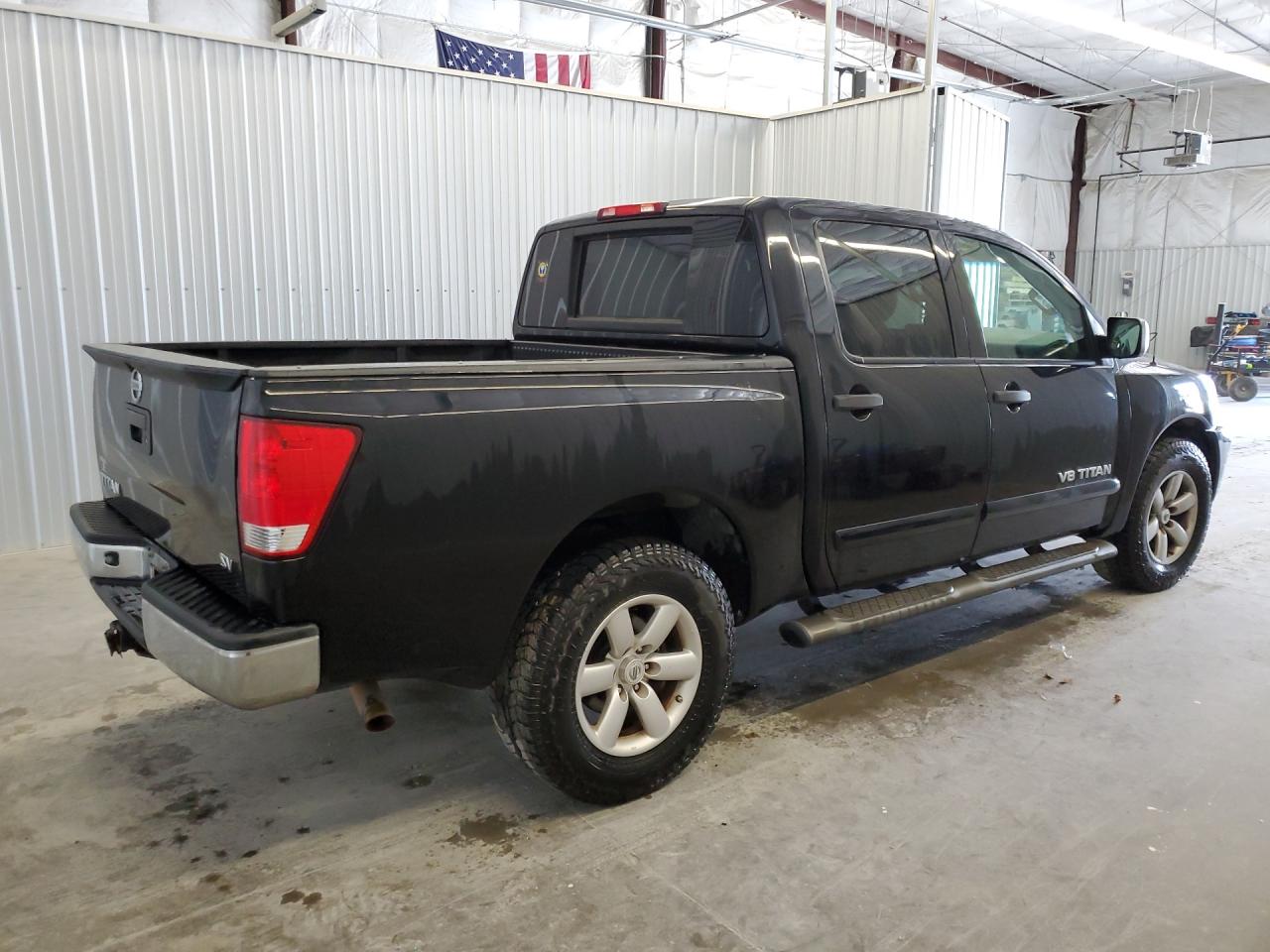2013 Nissan Titan S Черный vin: 1N6AA0EK0DN307041 Damage: Right Rear Door, Dent(S) W/ Paint Dmg, 1/8 To 1/2 Inch