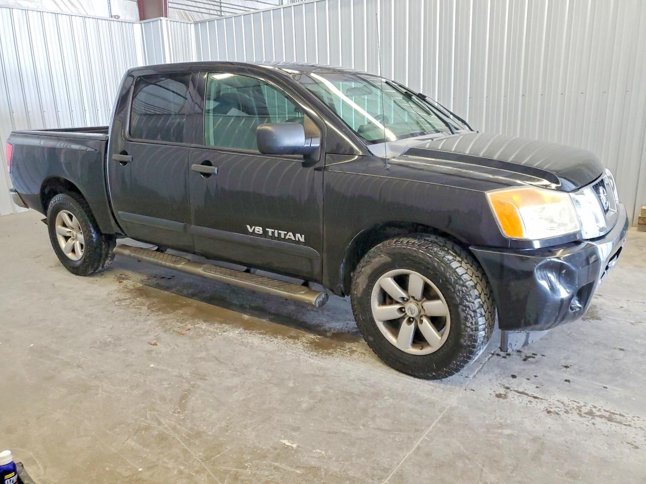 2013 Nissan Titan S Черный vin: 1N6AA0EK0DN307041