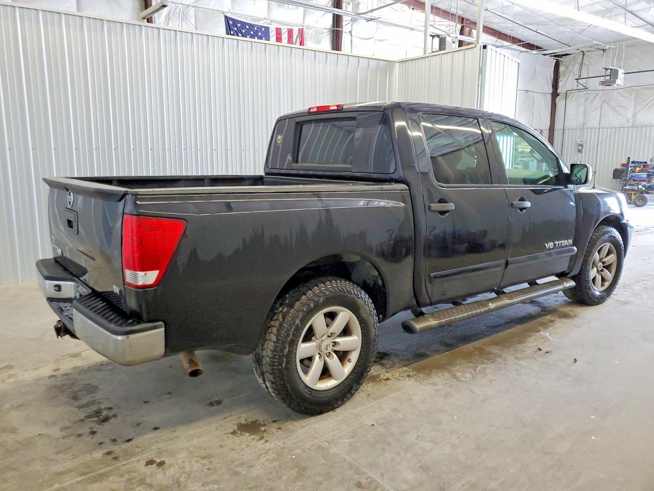 2013 Nissan Titan S Черный vin: 1N6AA0EK0DN307041