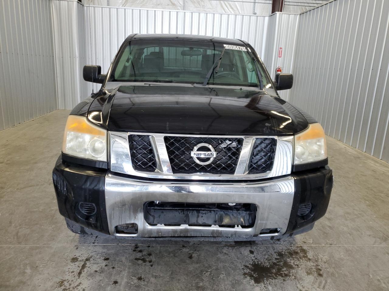 2013 Nissan Titan S Черный vin: 1N6AA0EK0DN307041 Damage: Front Bumper Molding, Broken, Replacement Required