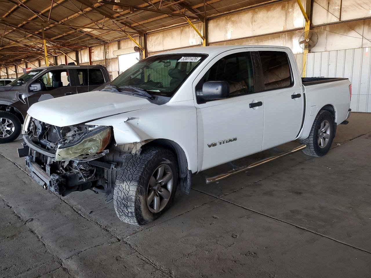 2014 Nissan Titan S White vin: 1N6AA0EK6EN504149