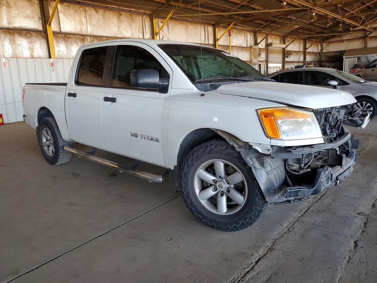 2014 Nissan Titan S White vin: 1N6AA0EK6EN504149