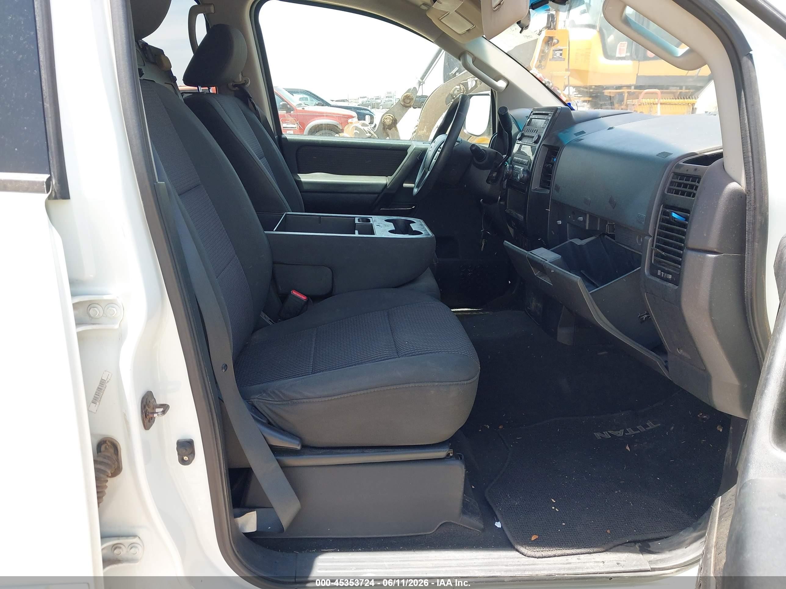 2013 Nissan Titan Sv White vin: 1N6AA0EK9DN302436